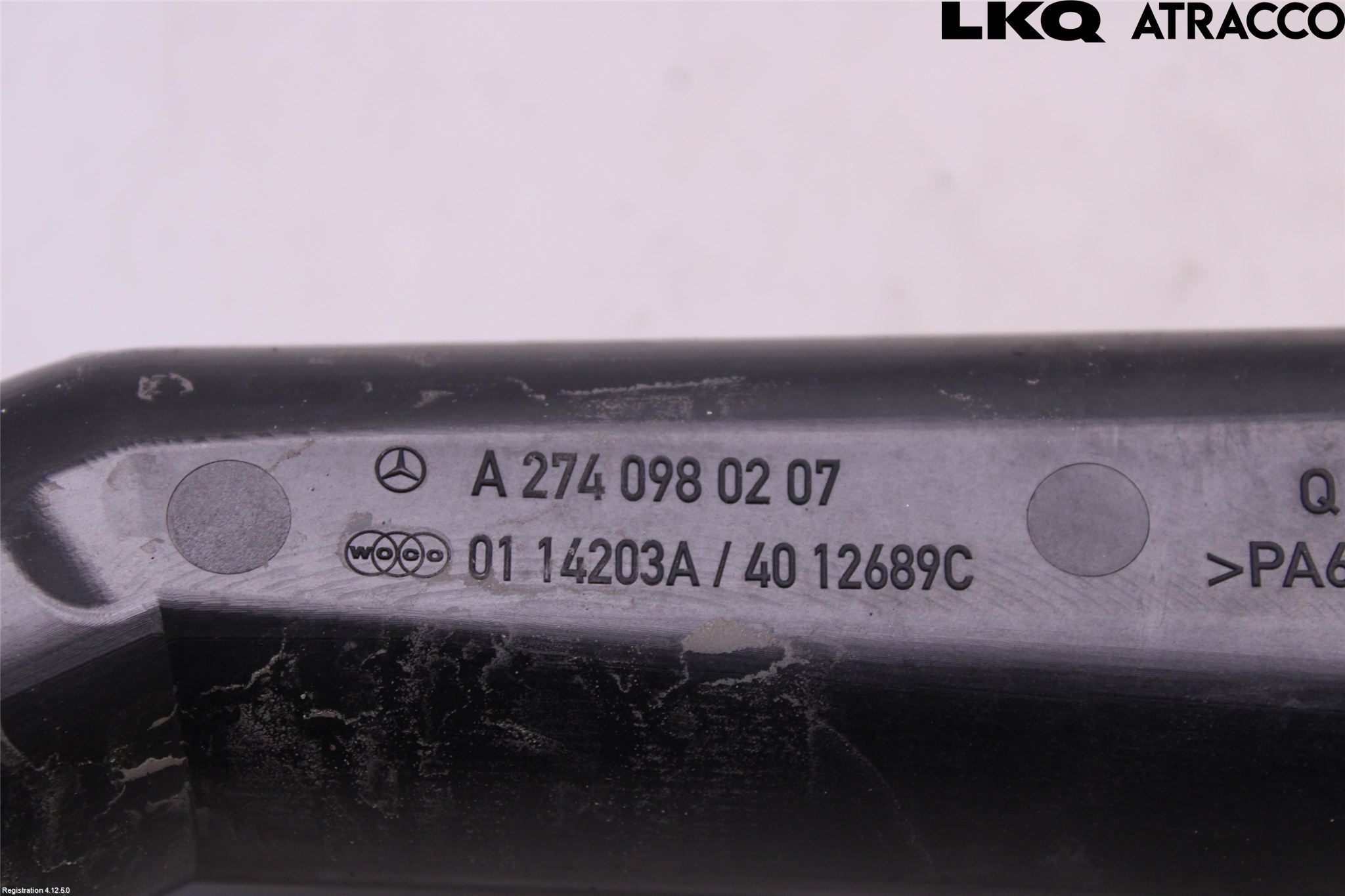 Mercedes-Benz MB C-KLASS (W205) 14-21 Intercooler Rør-Slange