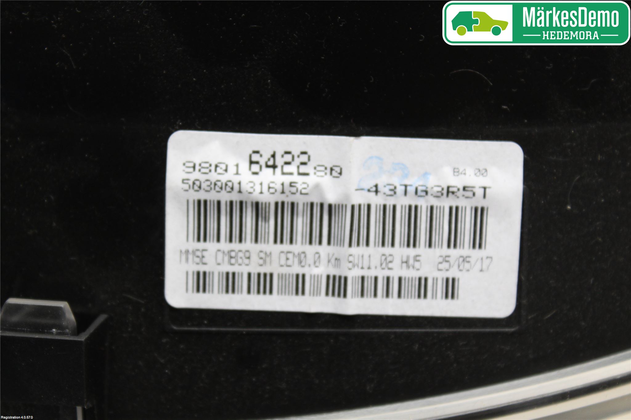 Peugeot PARTNER 16-18 Instr Kombinert