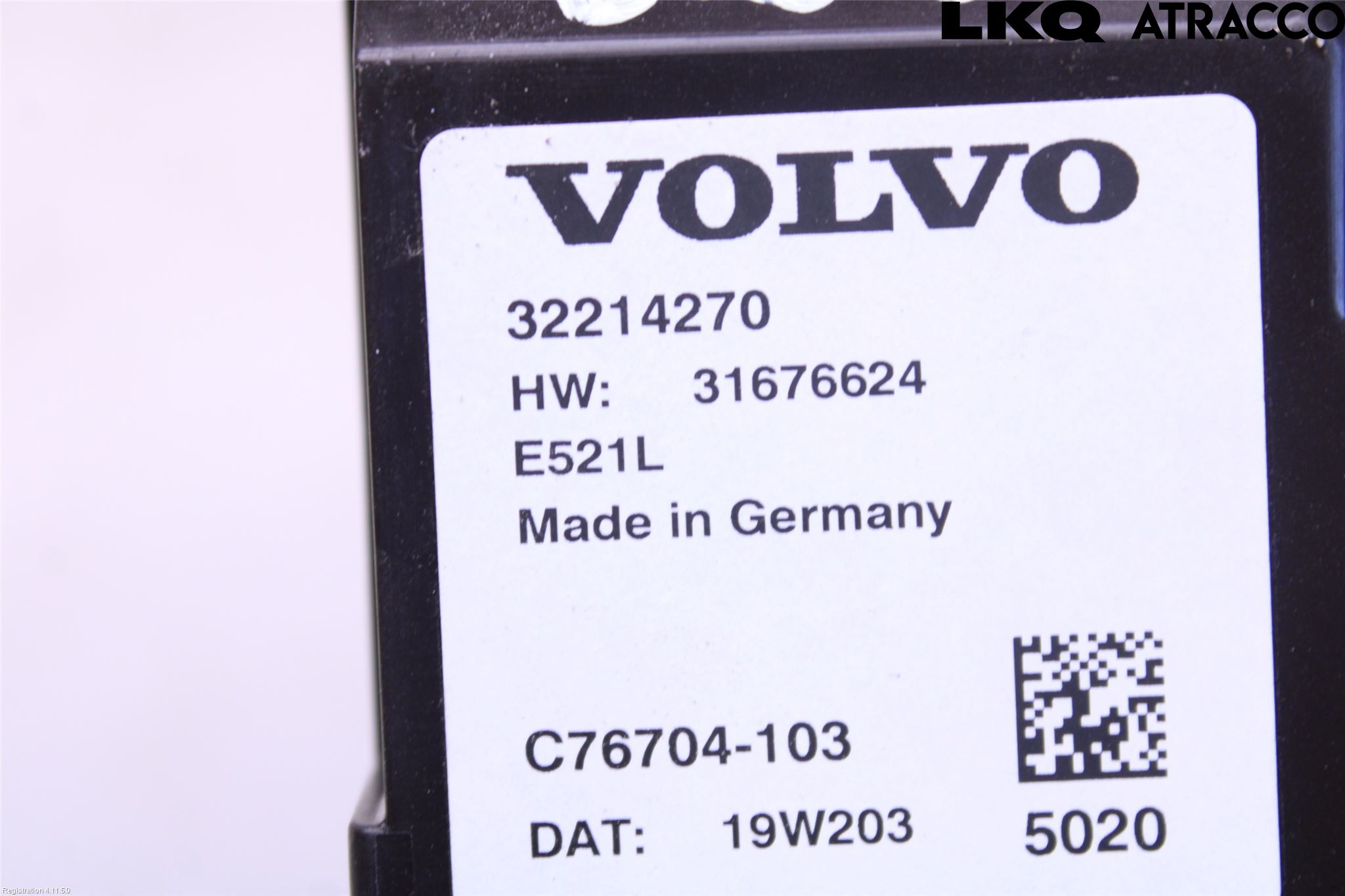 Volvo XC60 18- Styreenhet Bakluke