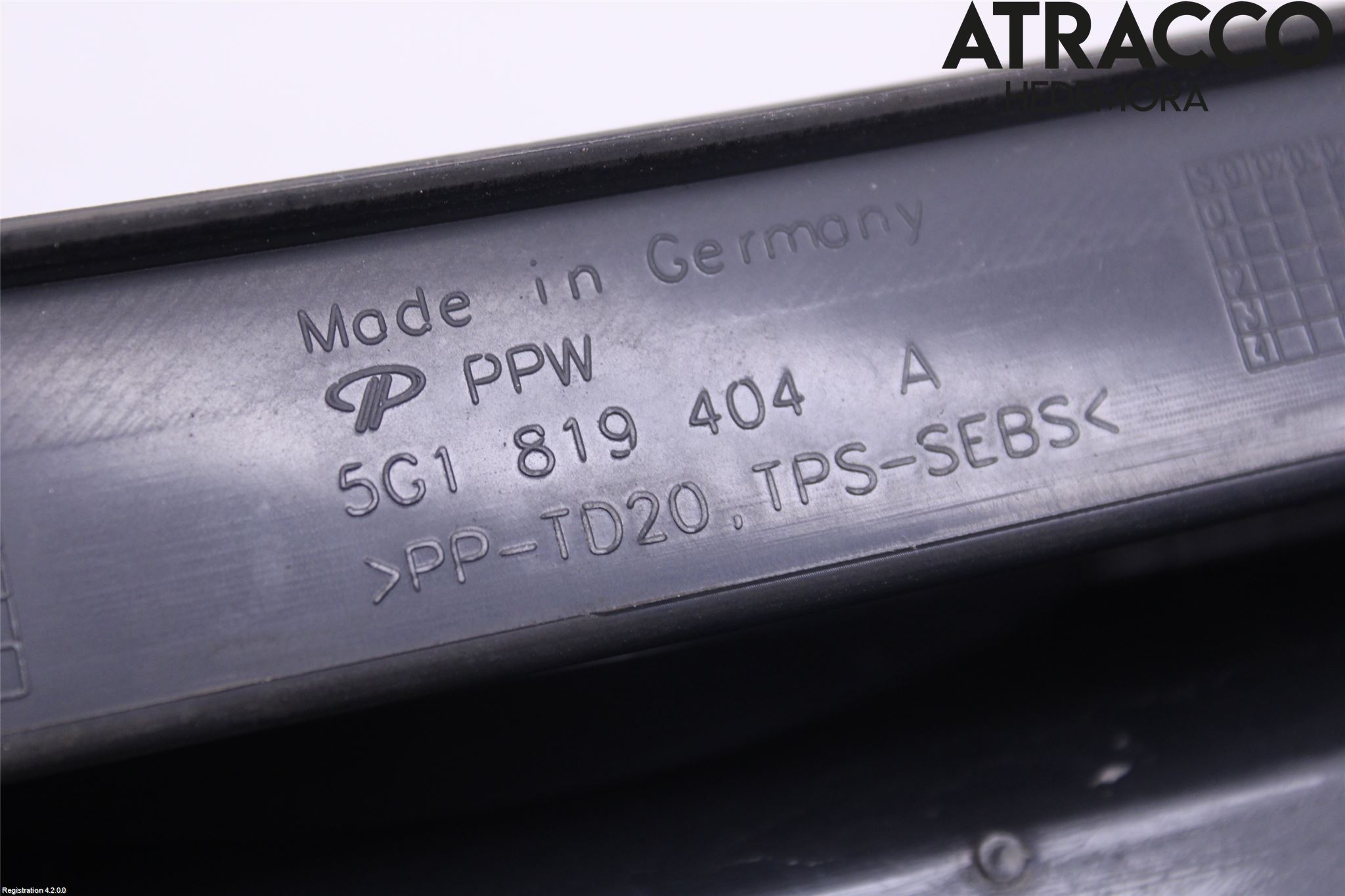 Volkswagen VW GOLF / E-GOLF VII 13-20 Visker Deksel-Grill-Under Frr