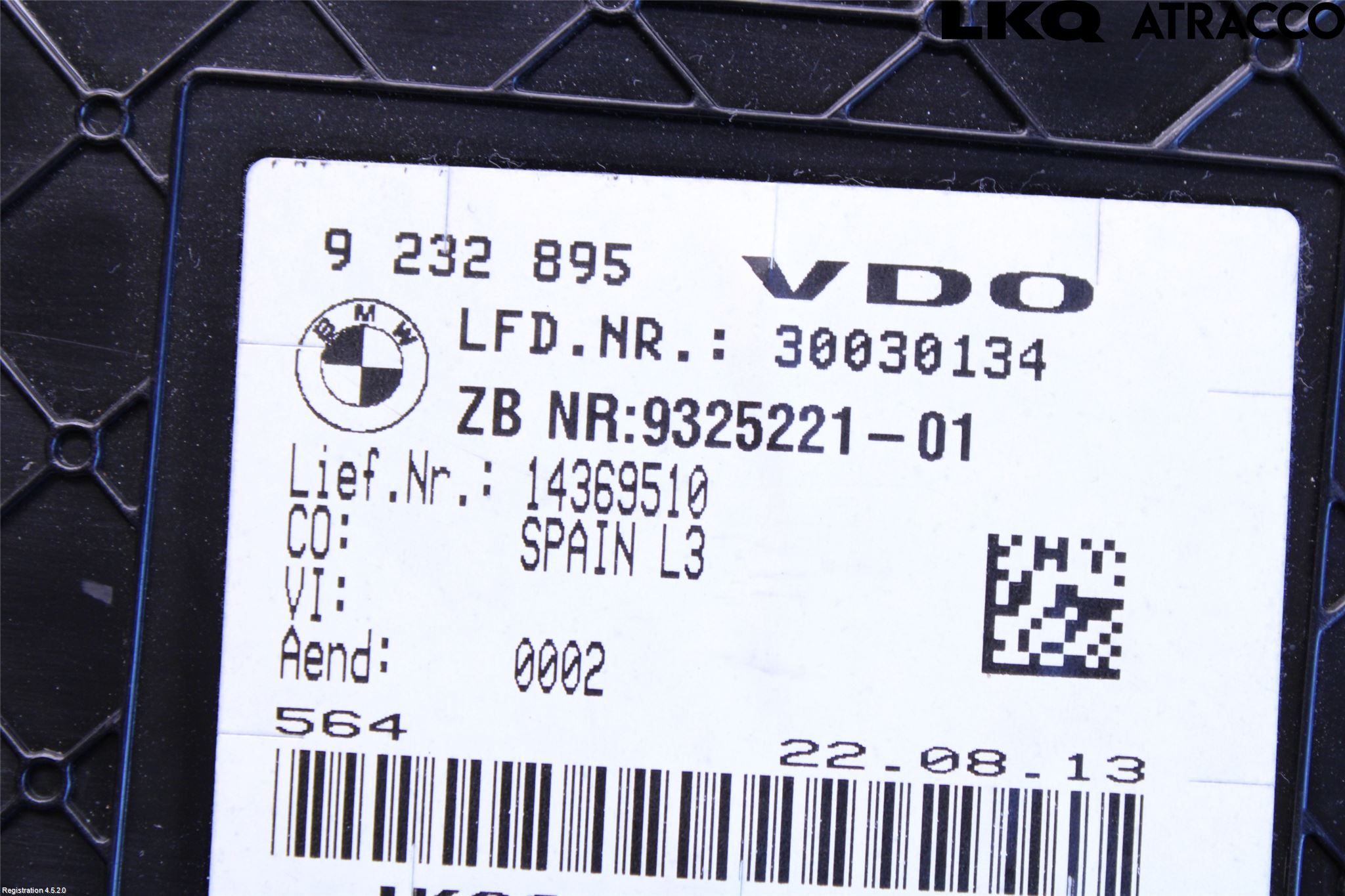 BMW 4 F32/F33/F82/F83 13-20 Instr Kombinert