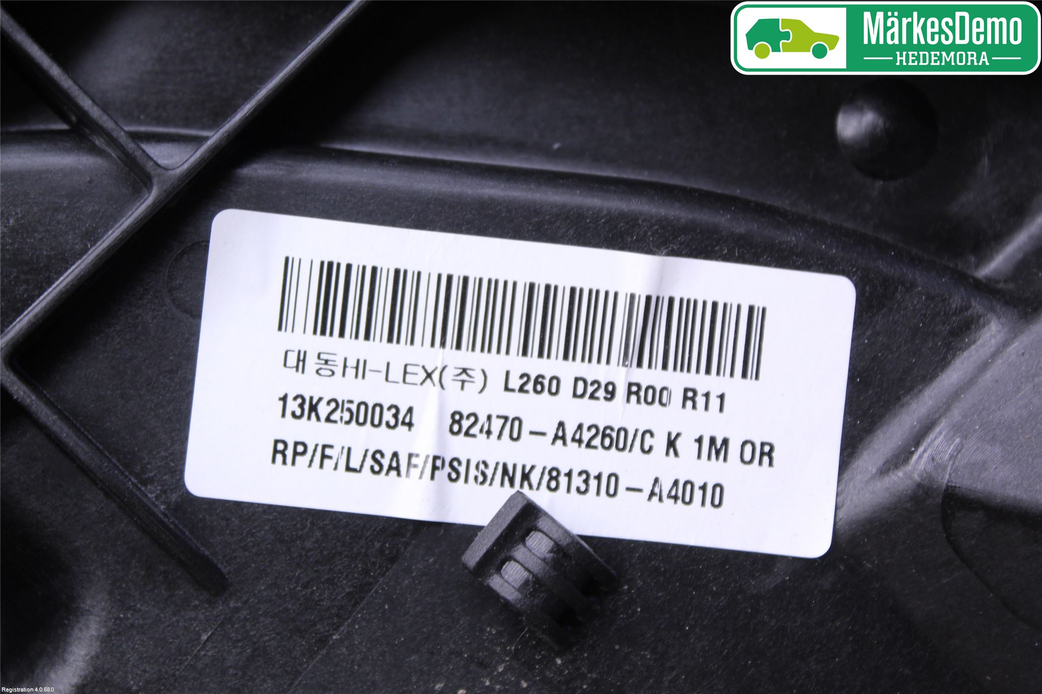 Kia CARENS III 13-19 Vindusheis El Komp