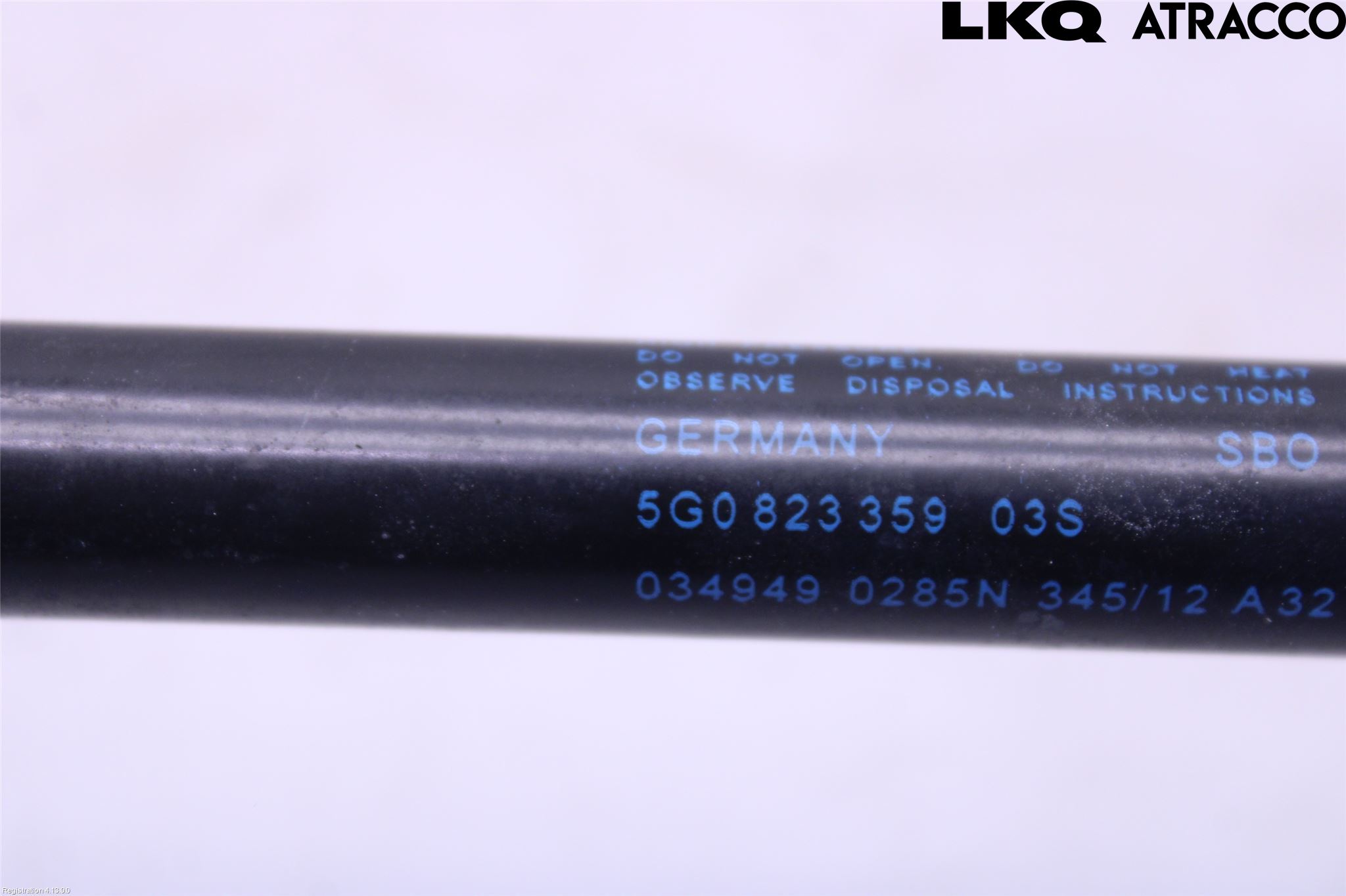 Volkswagen VW GOLF / E-GOLF VII 13-20 Panser Demper-Gassfjær