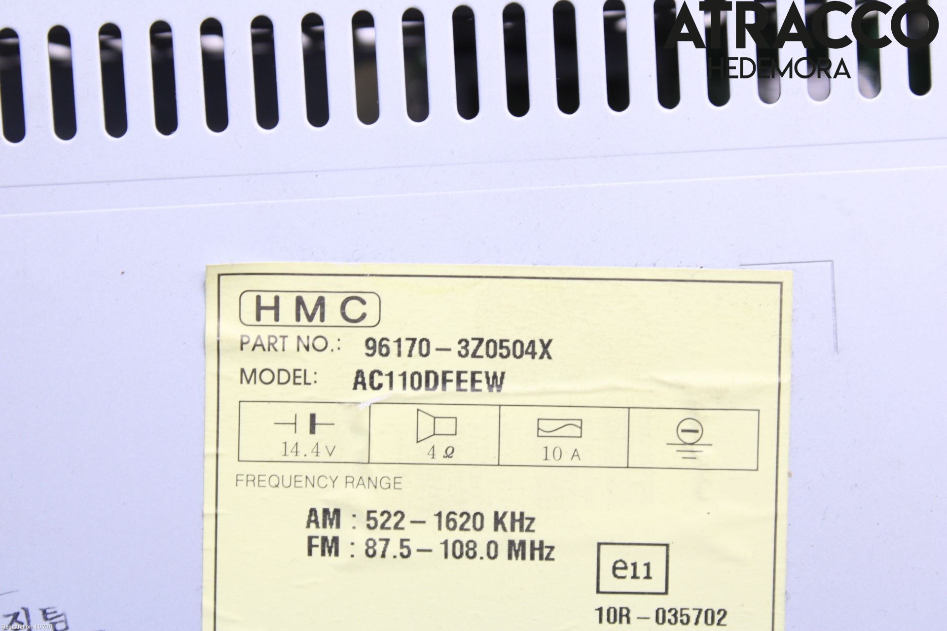 Hyundai i40 08-15 Stereo Radio Med Cd