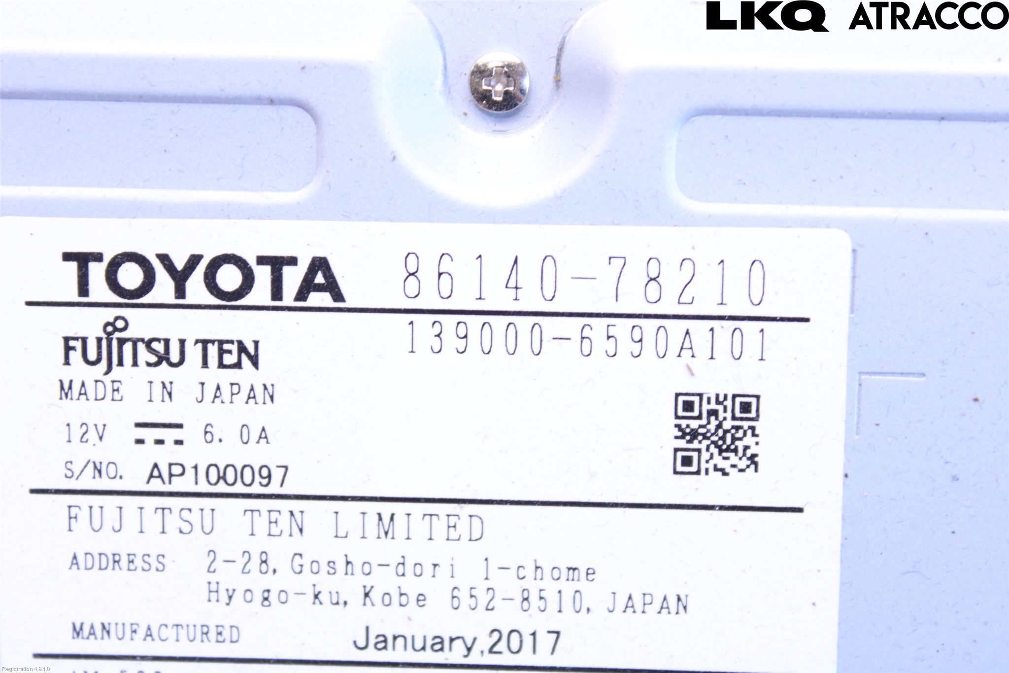 Lexus NX 300h 15-21 Stereo Radio Med Cd