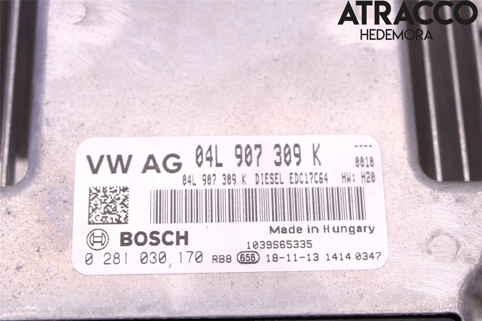 Volkswagen VW CADDY 16-20 Styreenhet Dieselpumpe