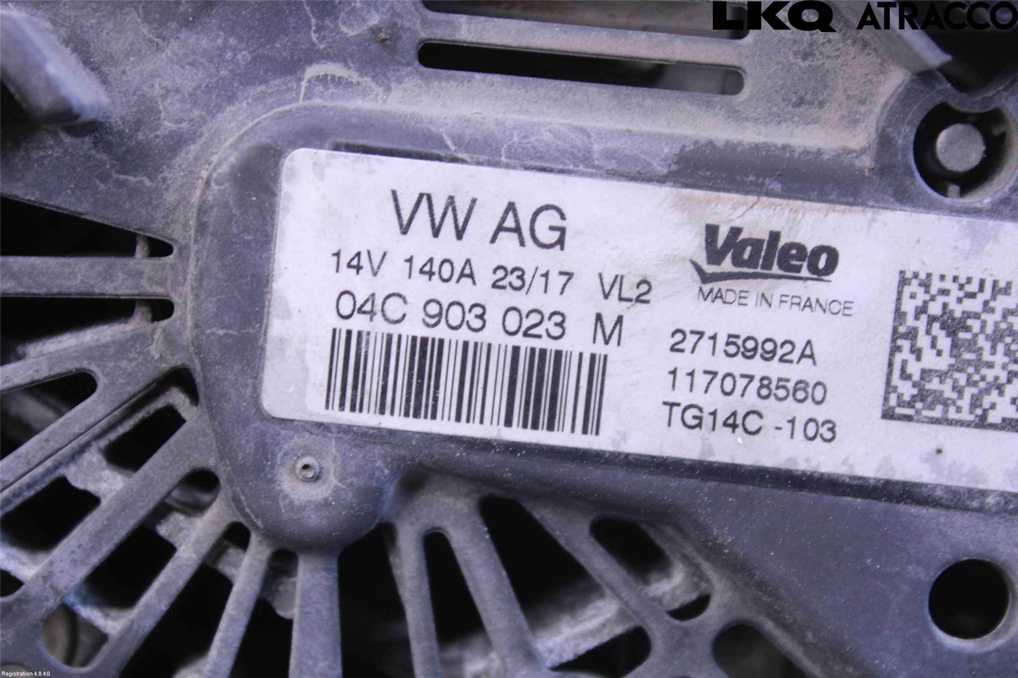 Volkswagen VW GOLF SPORTSVAN 15-20 Dynamo