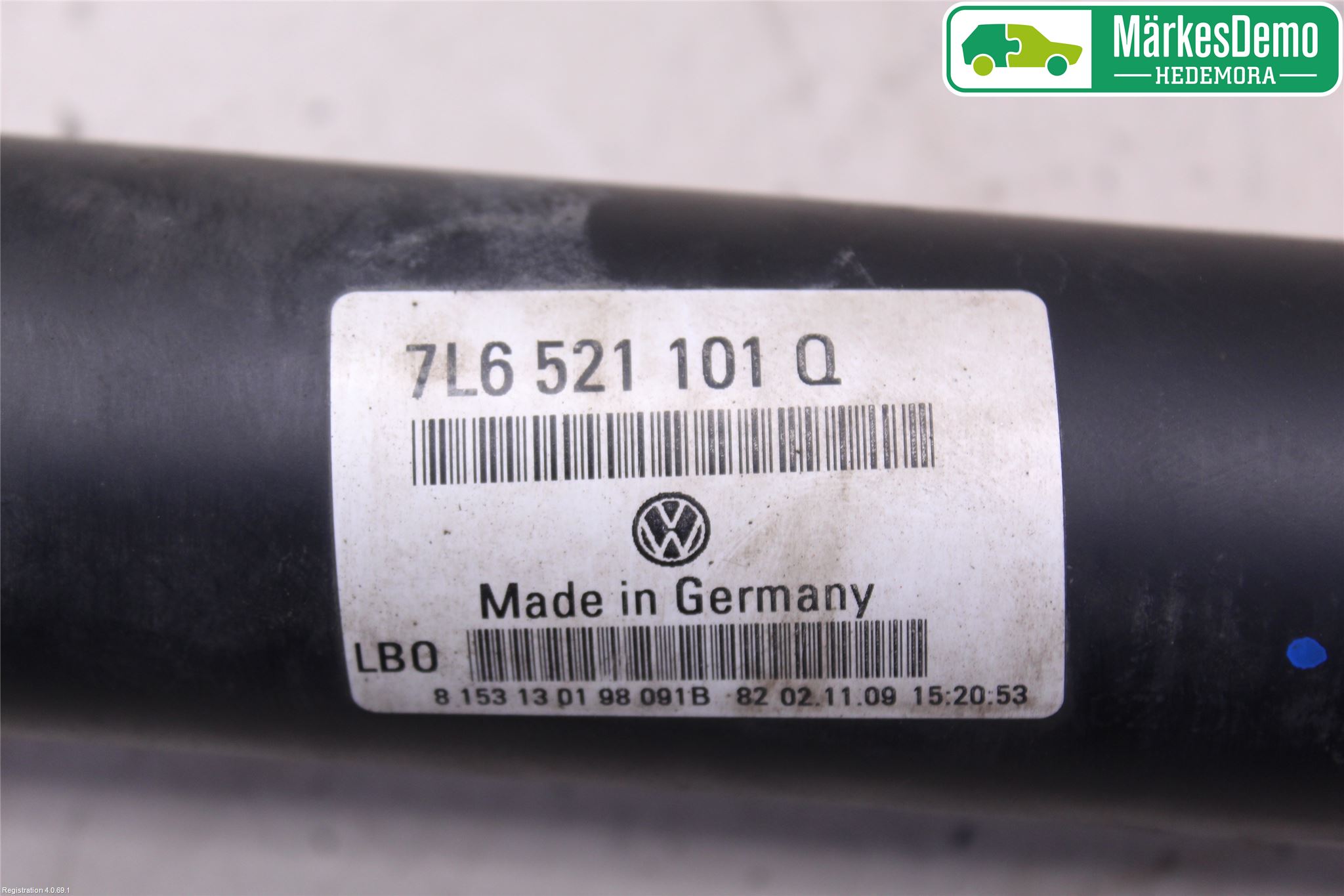 Volkswagen VW TOUAREG 7L 03-10 Mellomaksel Fremre 4Wd