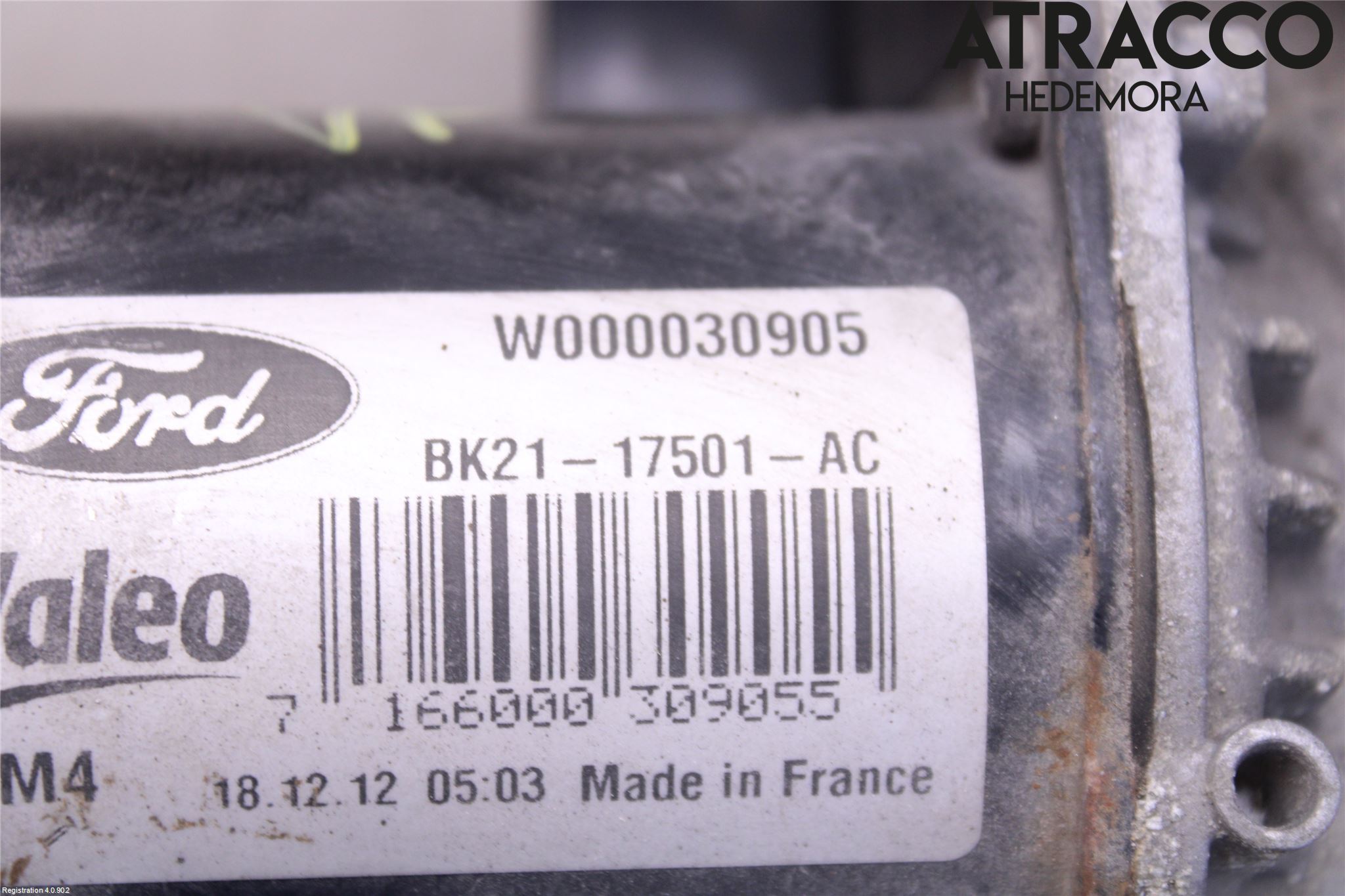 Ford TRANSIT/TOURNEO CUSTOM 13-24 Viskermotor Frontrute