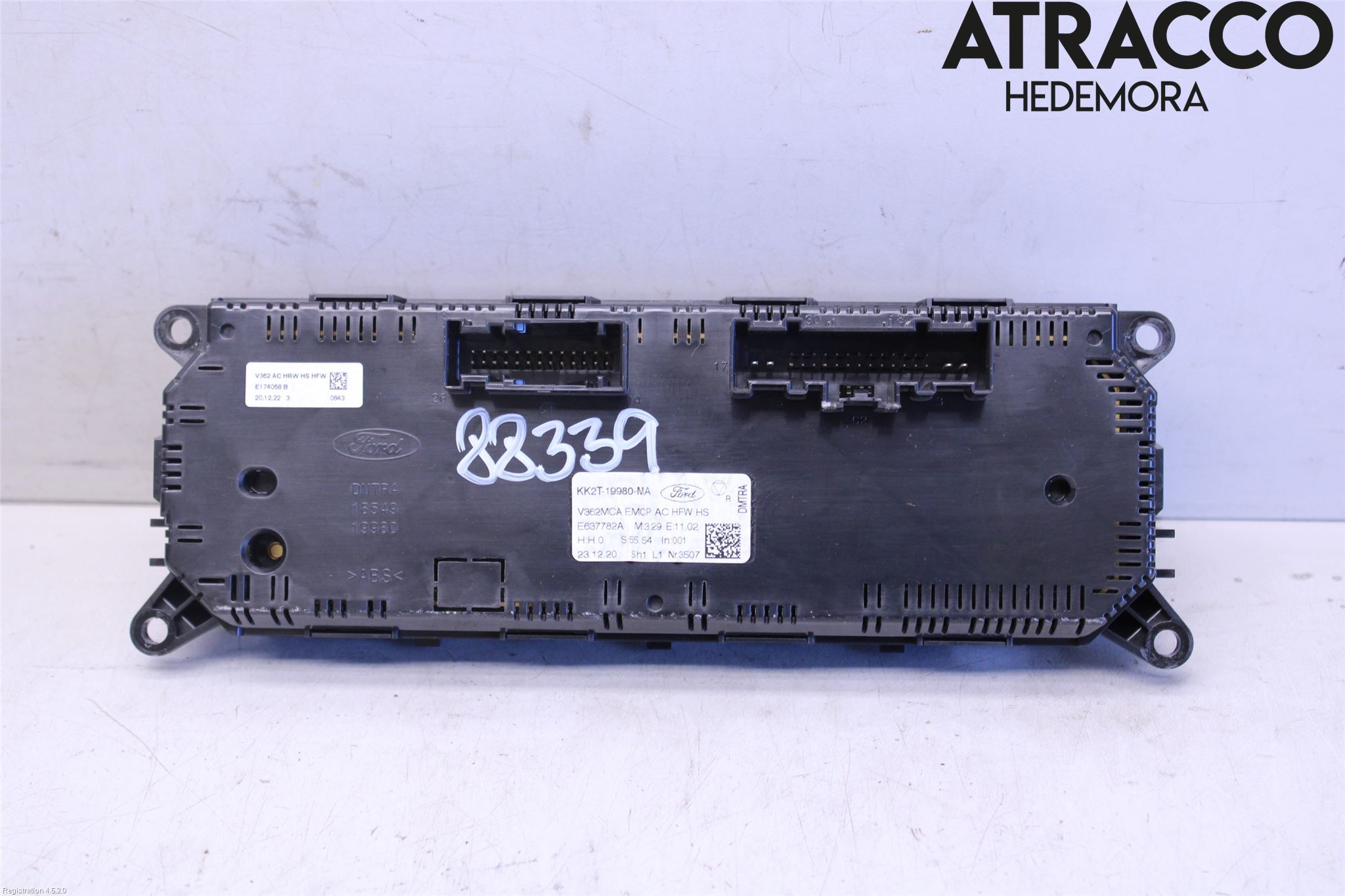 Ford TRANSIT SKÅP/BUSS 14-22 Varme Ac Betjening-Display