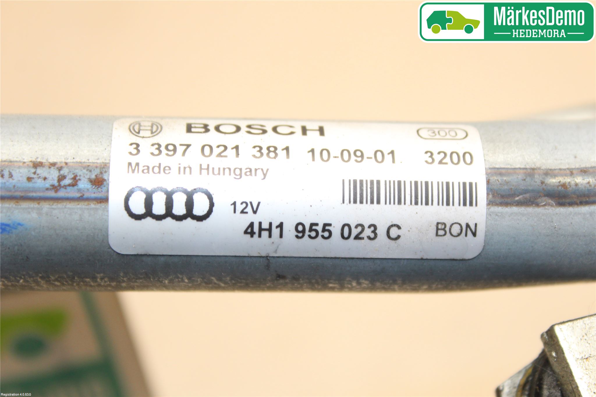 Audi A8/S8 4H 10-17 Viskeroverføring Frontrute