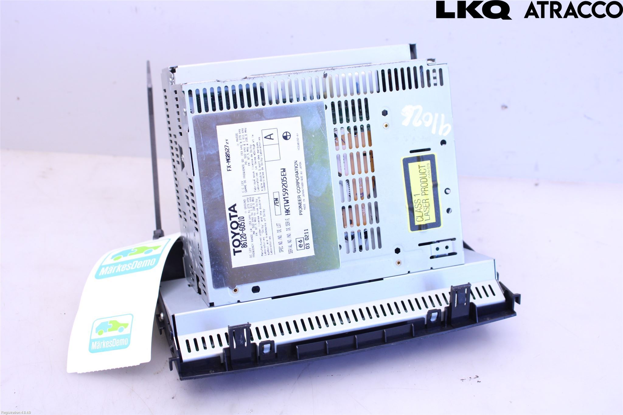 Toyota LANDCRUISER J120 02-09 Stereo Radio Med Cd