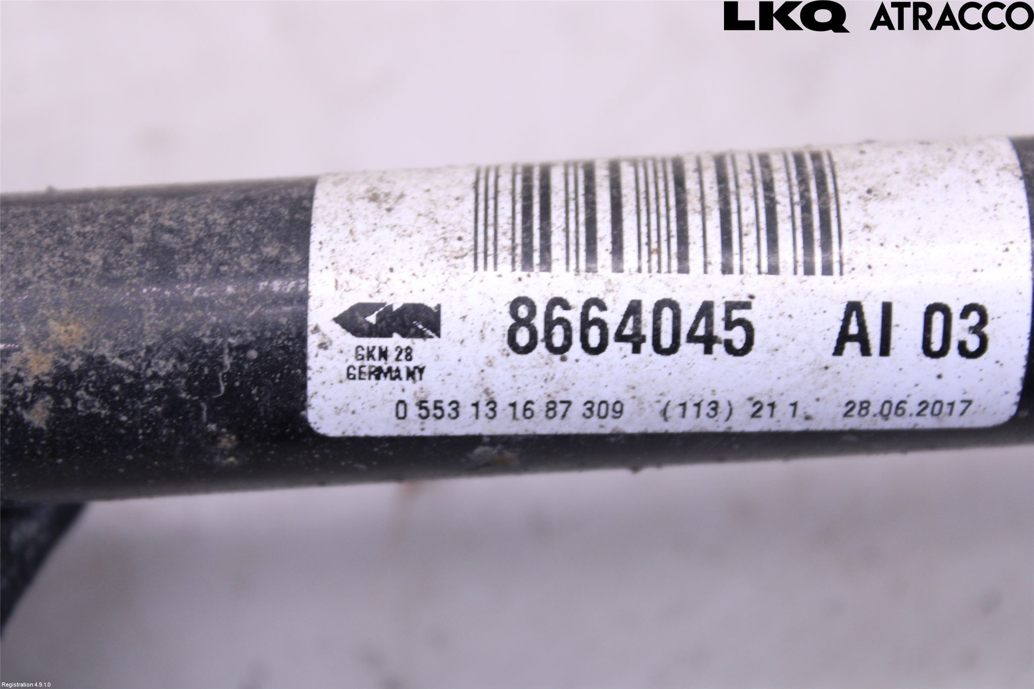 BMW 5 G30/G31/F90 17-23 Drivaksel Bak Kompl Venstre