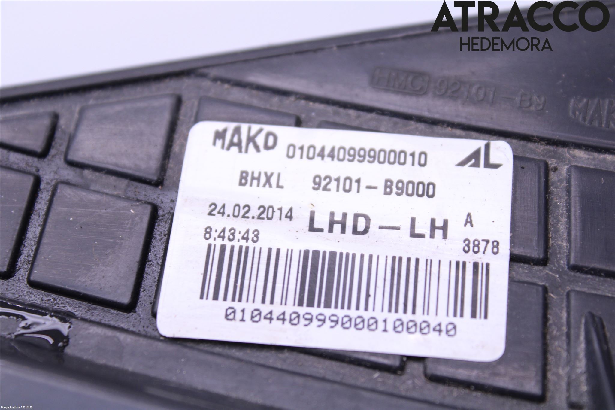 Hyundai i10 BA 14-16 Frontlykt Venstre