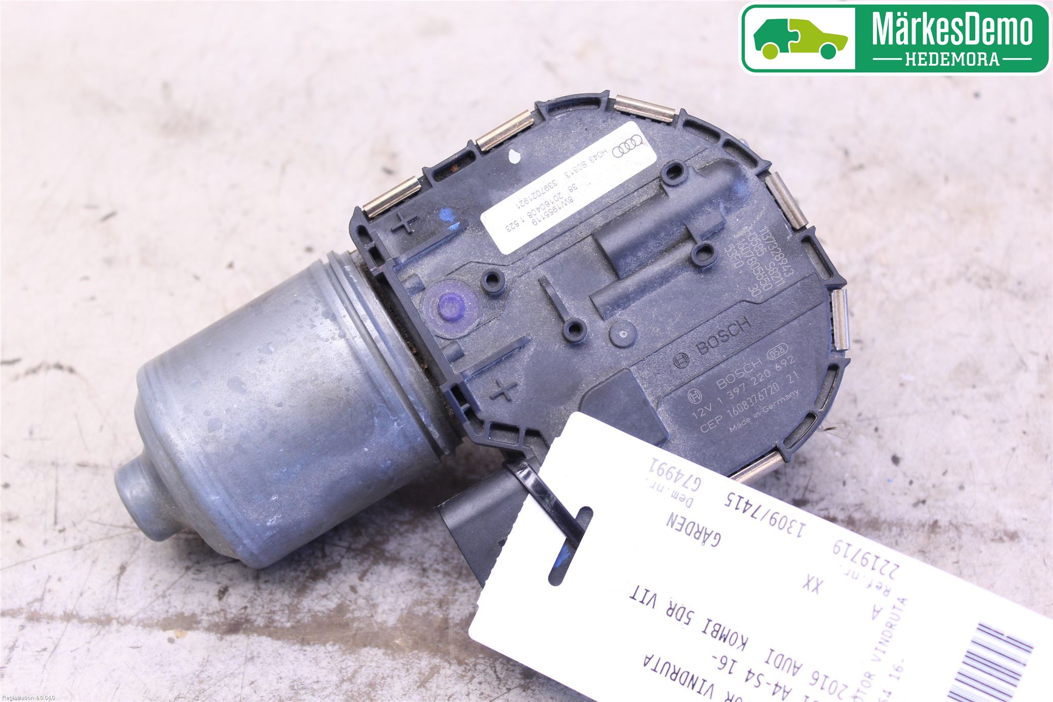 Audi A4/S4 B9 16-19 Viskermotor Frontrute