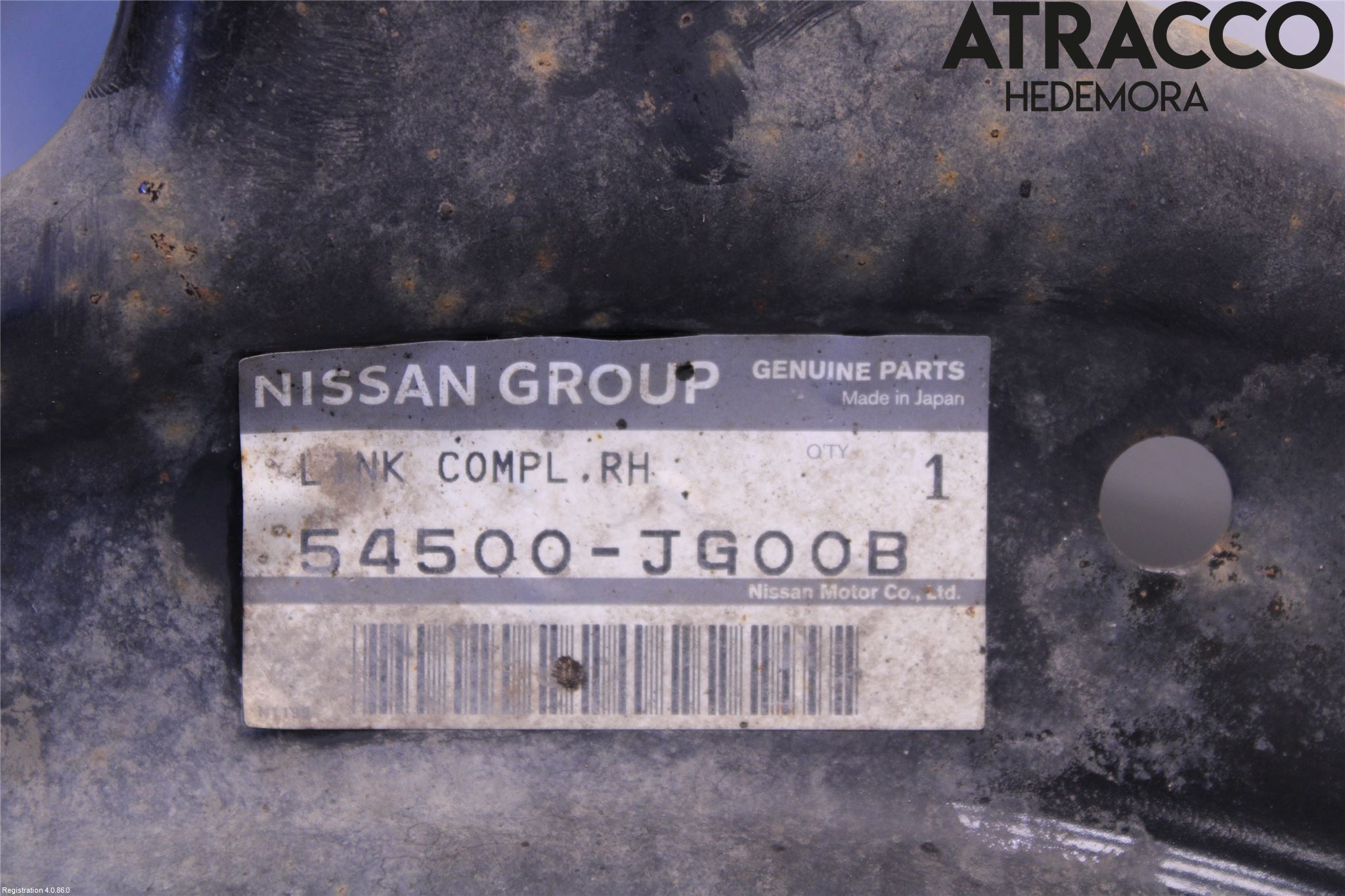 Nissan X-TRAIL 08-14 Bærearm Foran Høyre Nedre