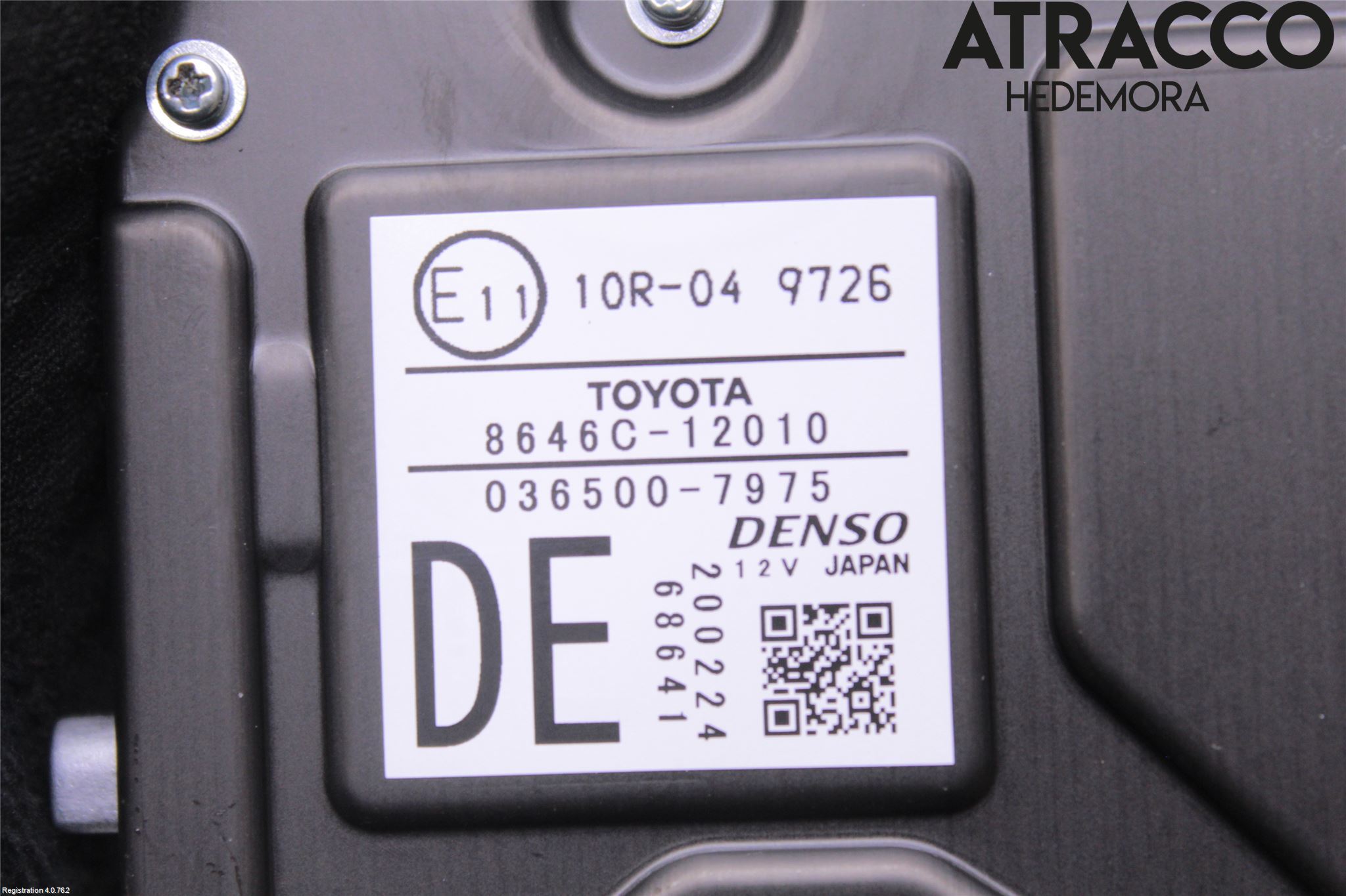 Toyota COROLLA 19- Sensor Kollisjonsbeskyttelse