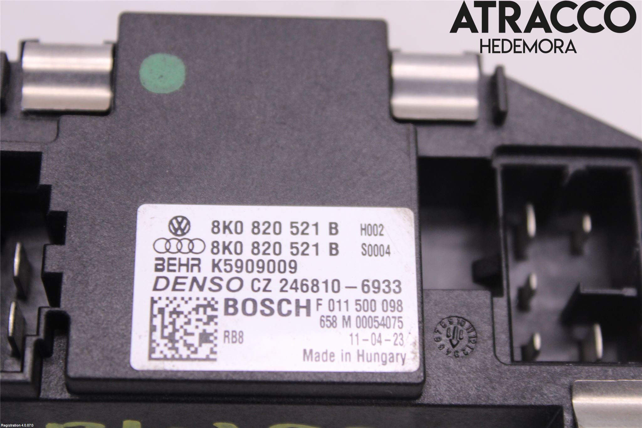 Audi A4/S4 08-11 Varmeapparat Viftemotstand