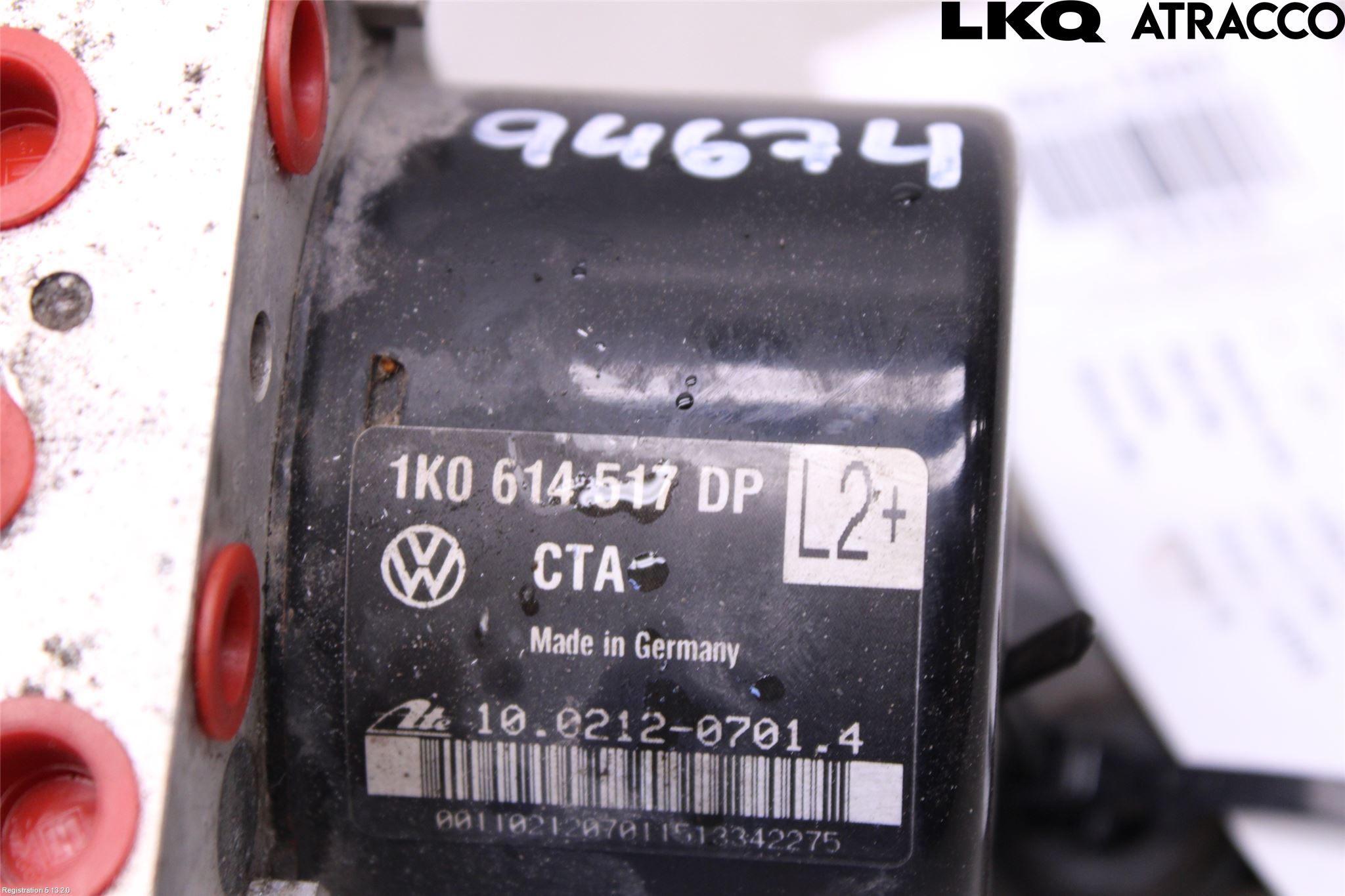Volkswagen VW GOLF PLUS/CROSS GOLF 04-14 Abs Hydraulikkaggregat
