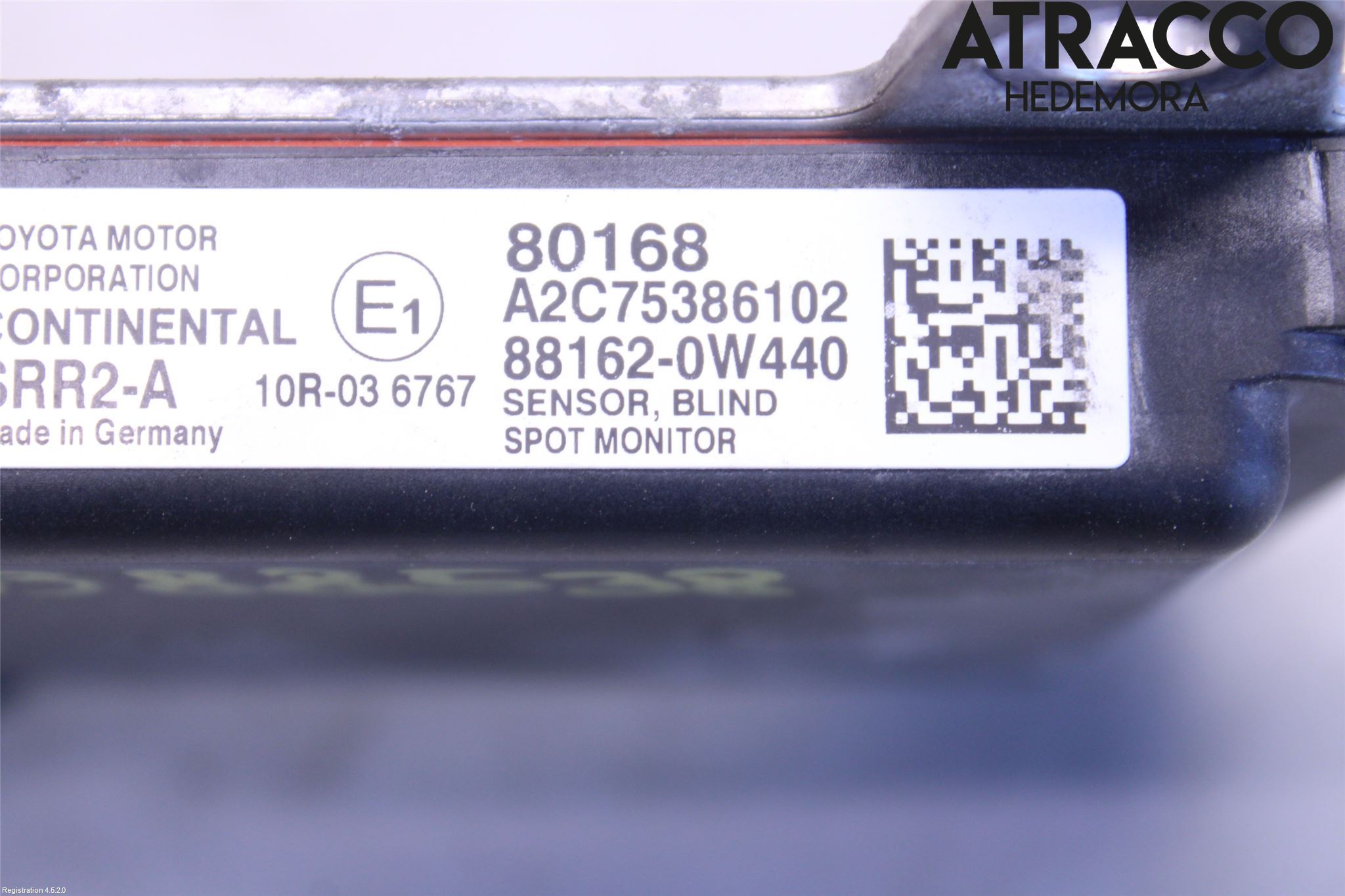 Toyota PRIUS (ZVW50) 16-21 Sensor Kollisjonsbeskyttelse
