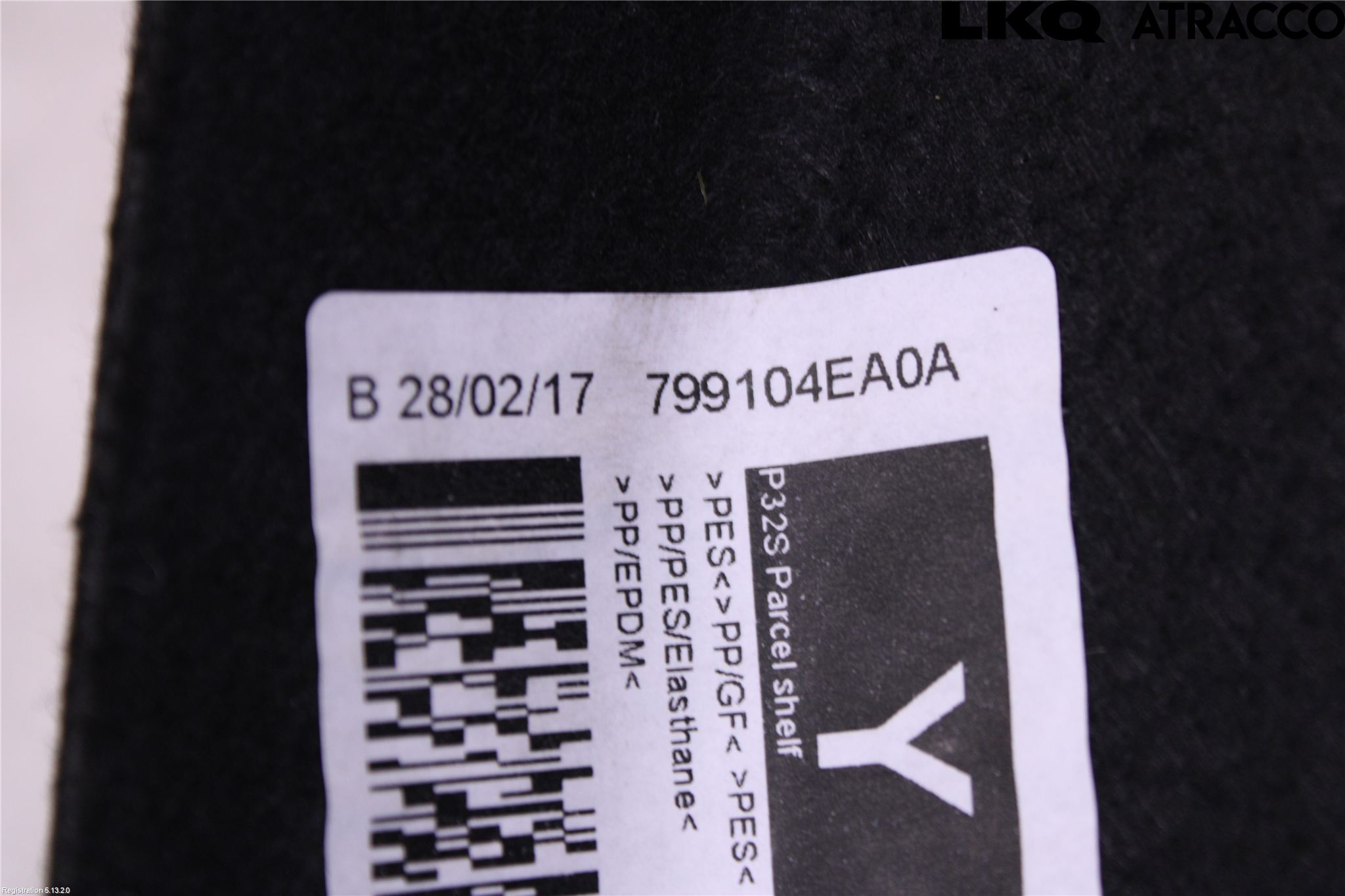 Nissan QASHQAI 14-17 Innr Hattehylle