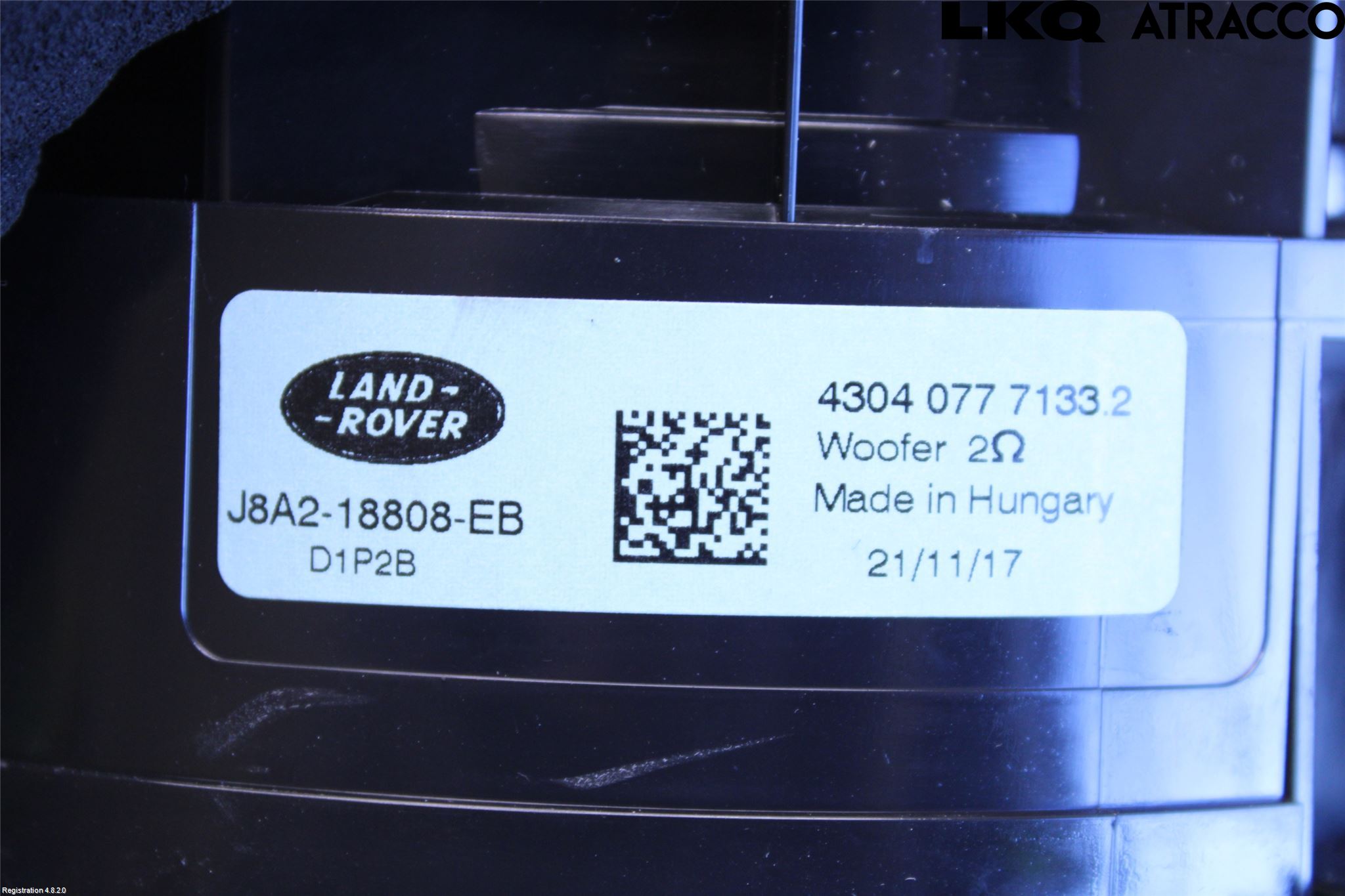Landrover RANGE ROVER VELAR (L560) 17- Innr Høyttaler