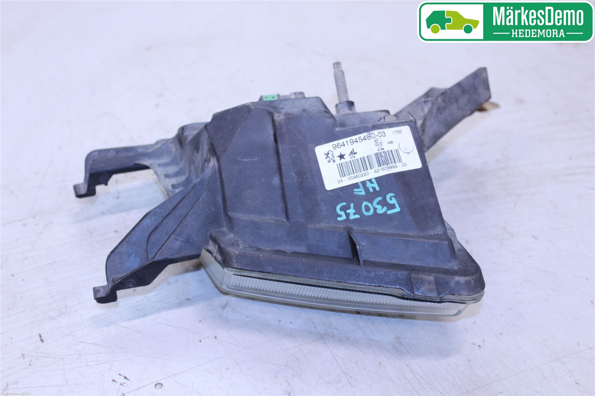 Peugeot 407 Frontlykt-Kurve-Tåkelys