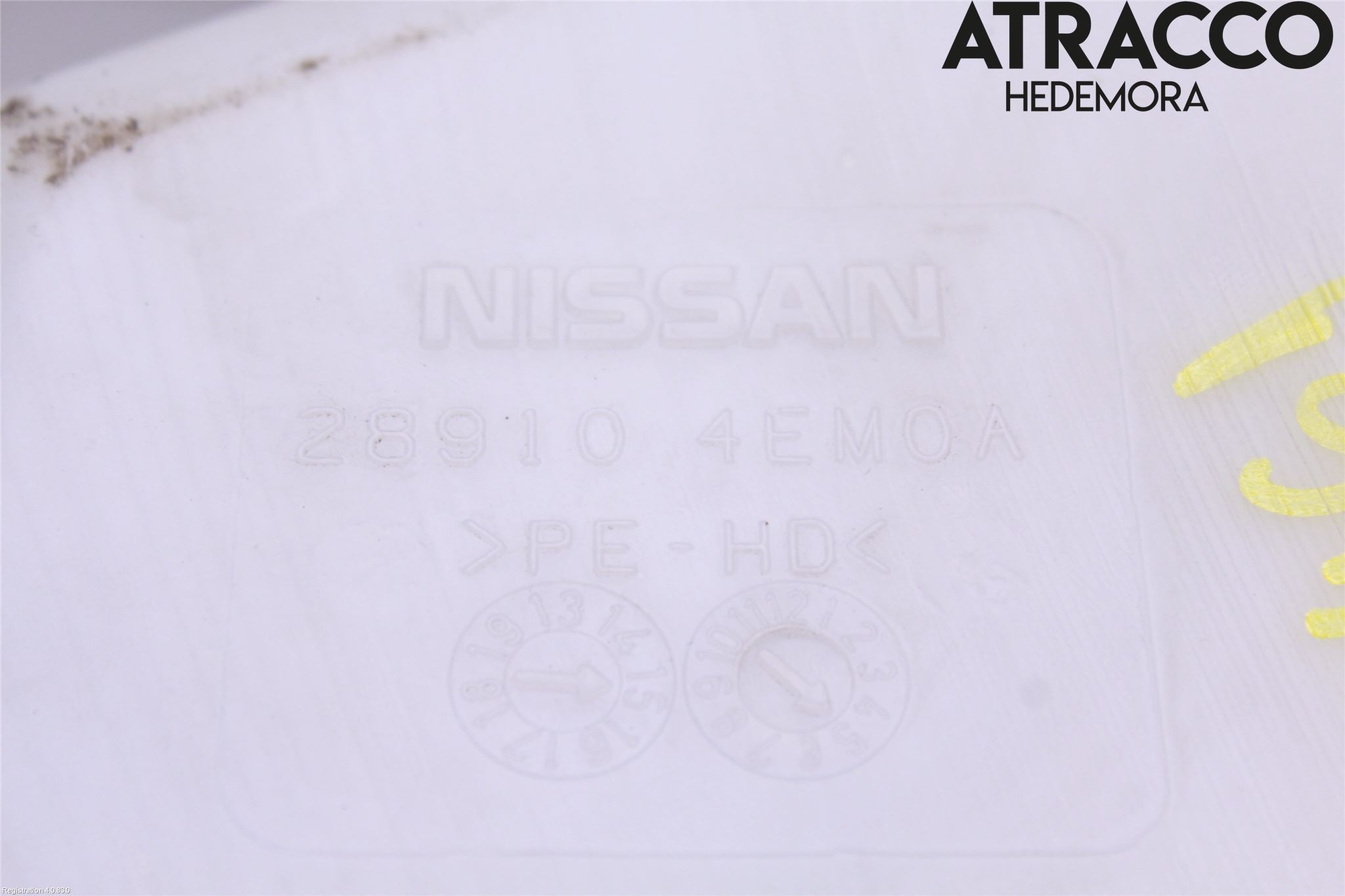 Nissan QASHQAI 14-17 Spylerbeholder Frontrute-Lykte