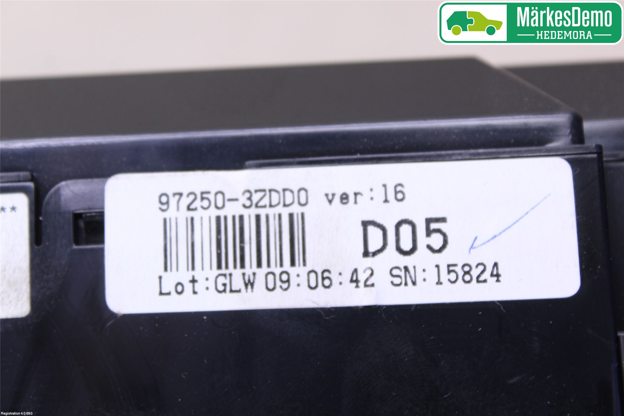 Hyundai i40 08-15 Varme Ac Betjening-Display