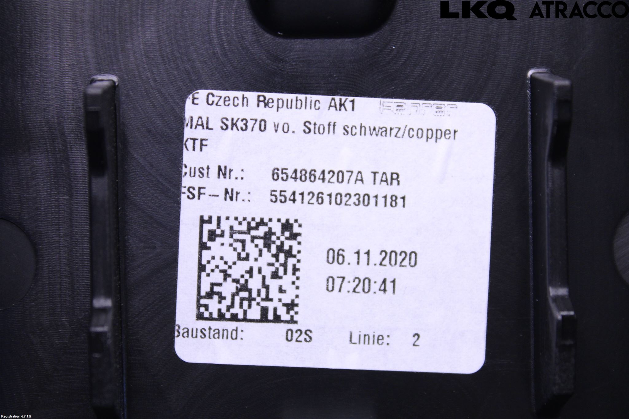 Skoda SCALA 19- Innr Armlene