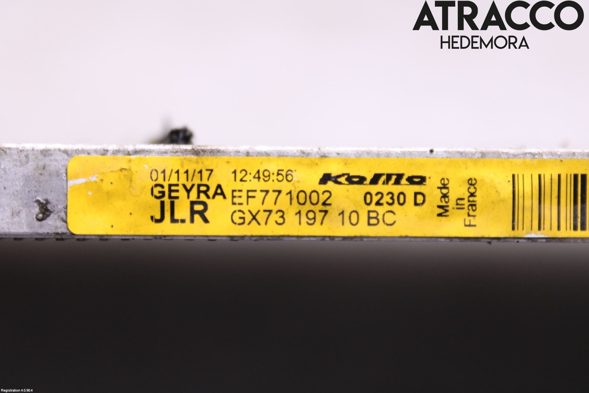 Jaguar XF (X260) 16-24 Varme Ac Kondenser-Kjøler