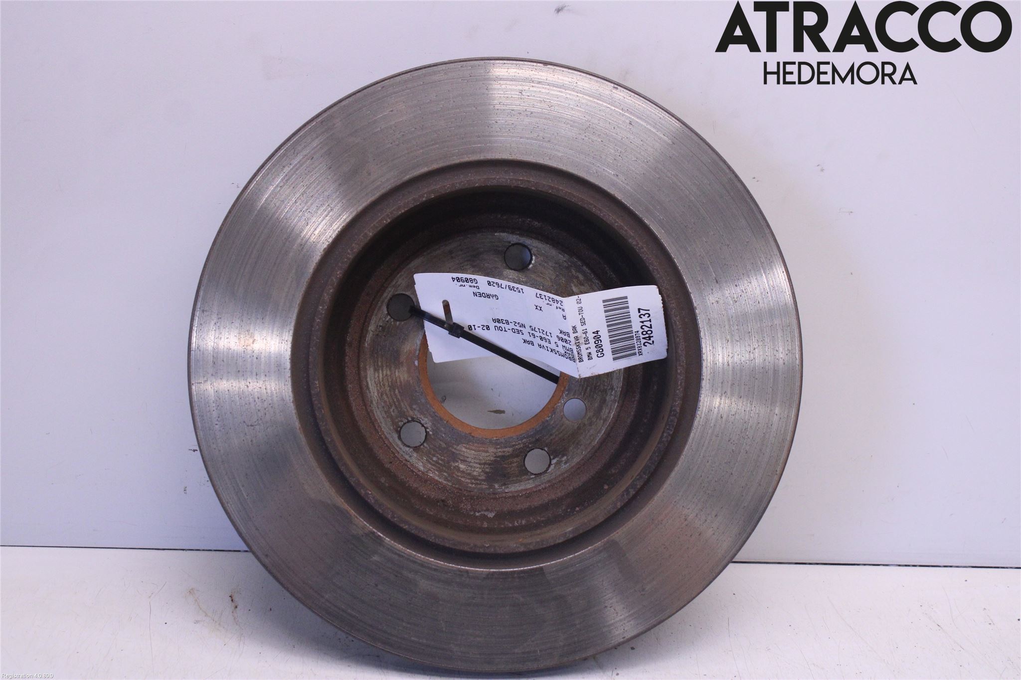 BMW 5 E60/61 Sed/Tou 02-10 Bremseskive Bak