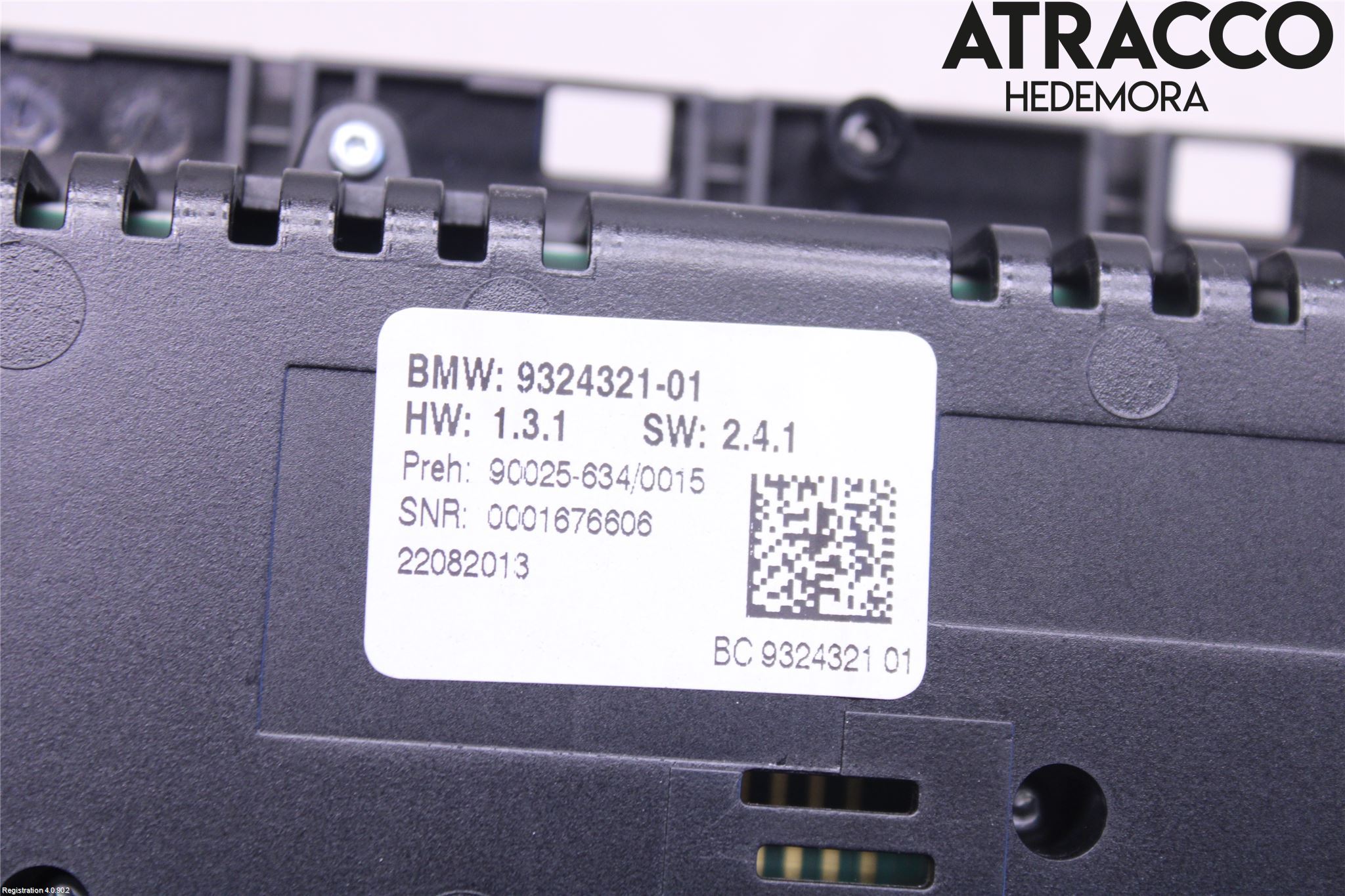 BMW 5 F10/F11/F18 09-17 Varme Ac Betjening-Display