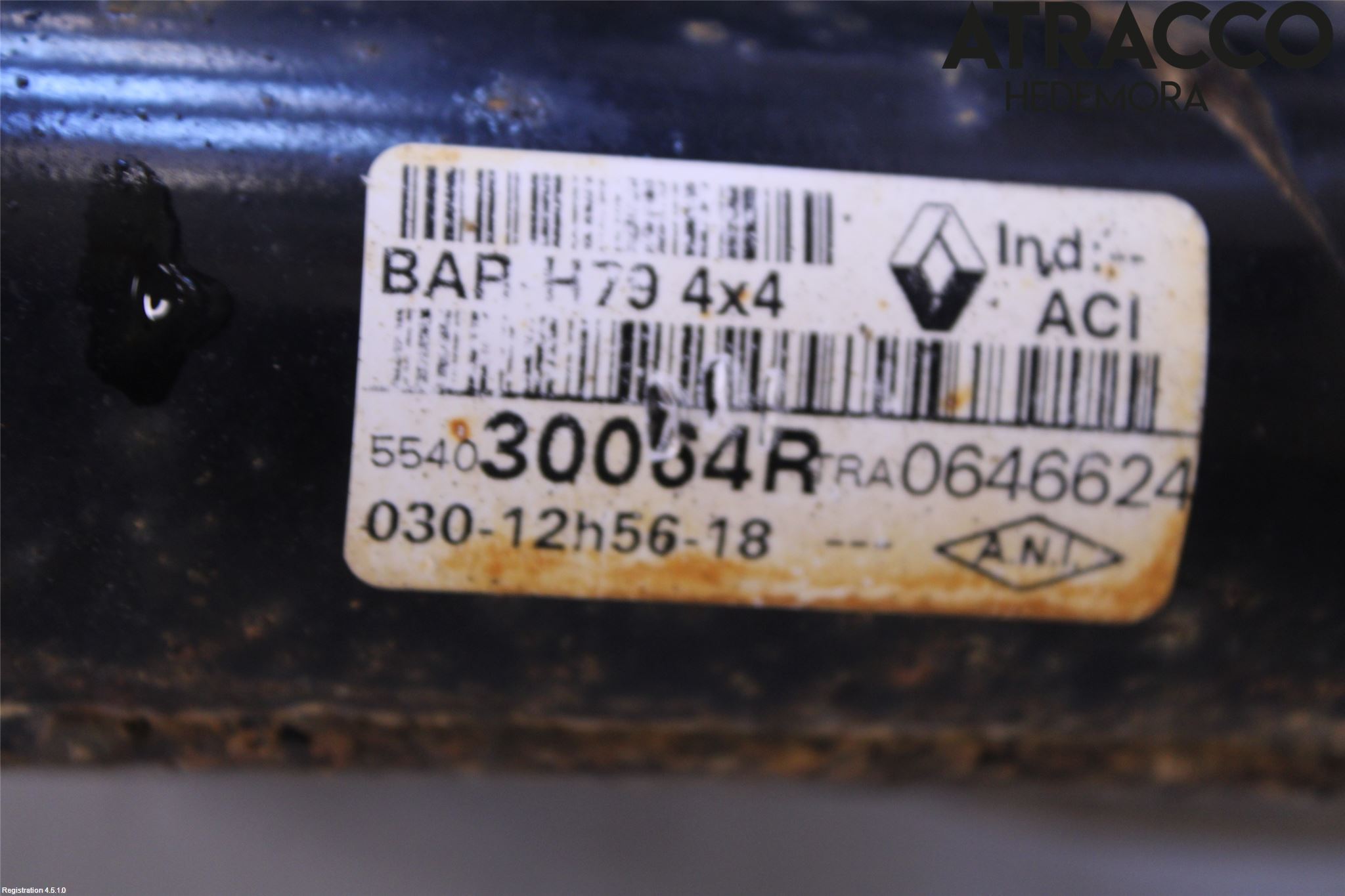 Dacia DUSTER 18-24 Bakaksel Feste Travers-Ramme
