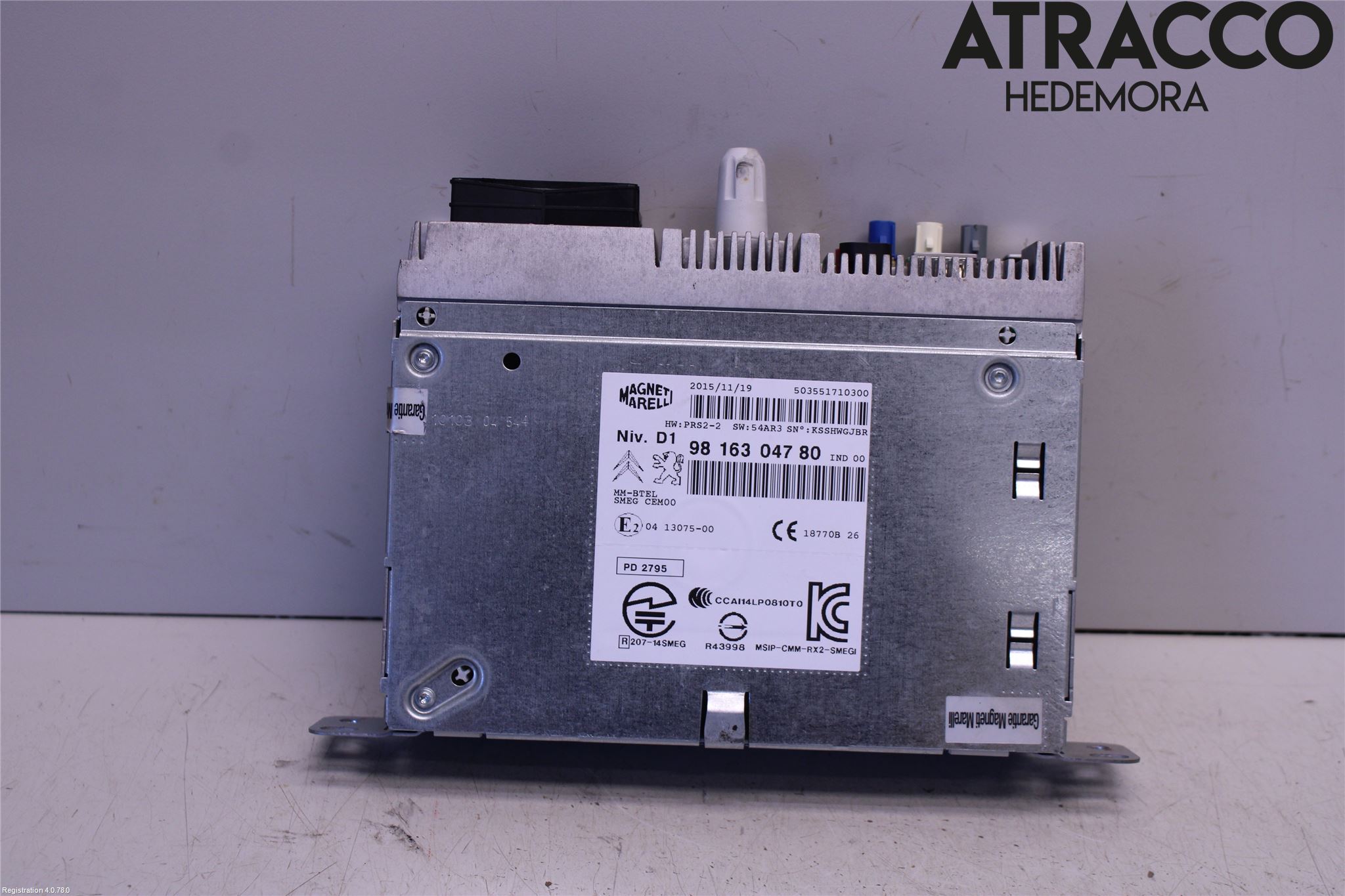 Citroen C4 GRAND PICASSO 14-18 Stereo Radio Med Cd