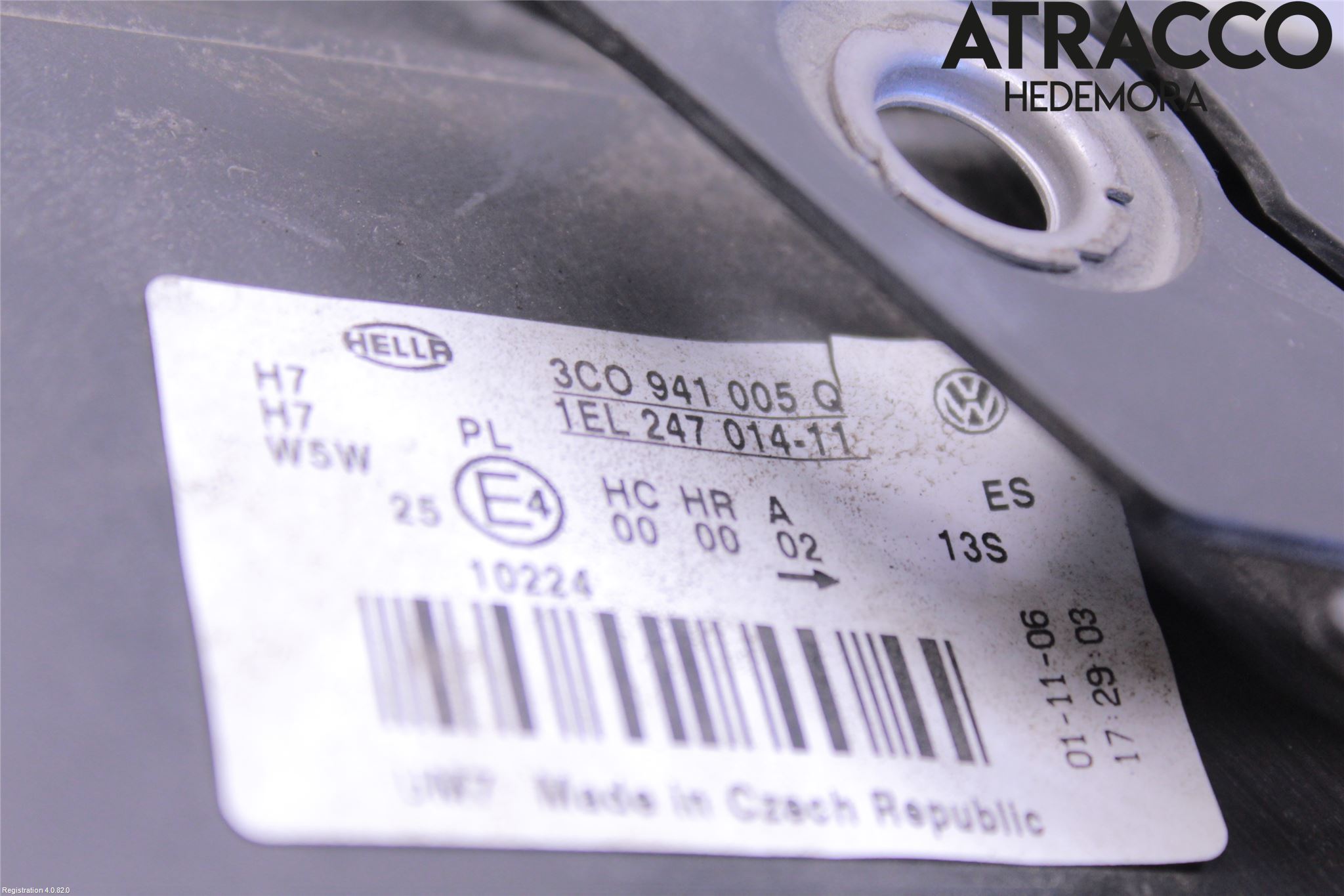 Volkswagen VW PASSAT 05-11 Frontlykt Venstre