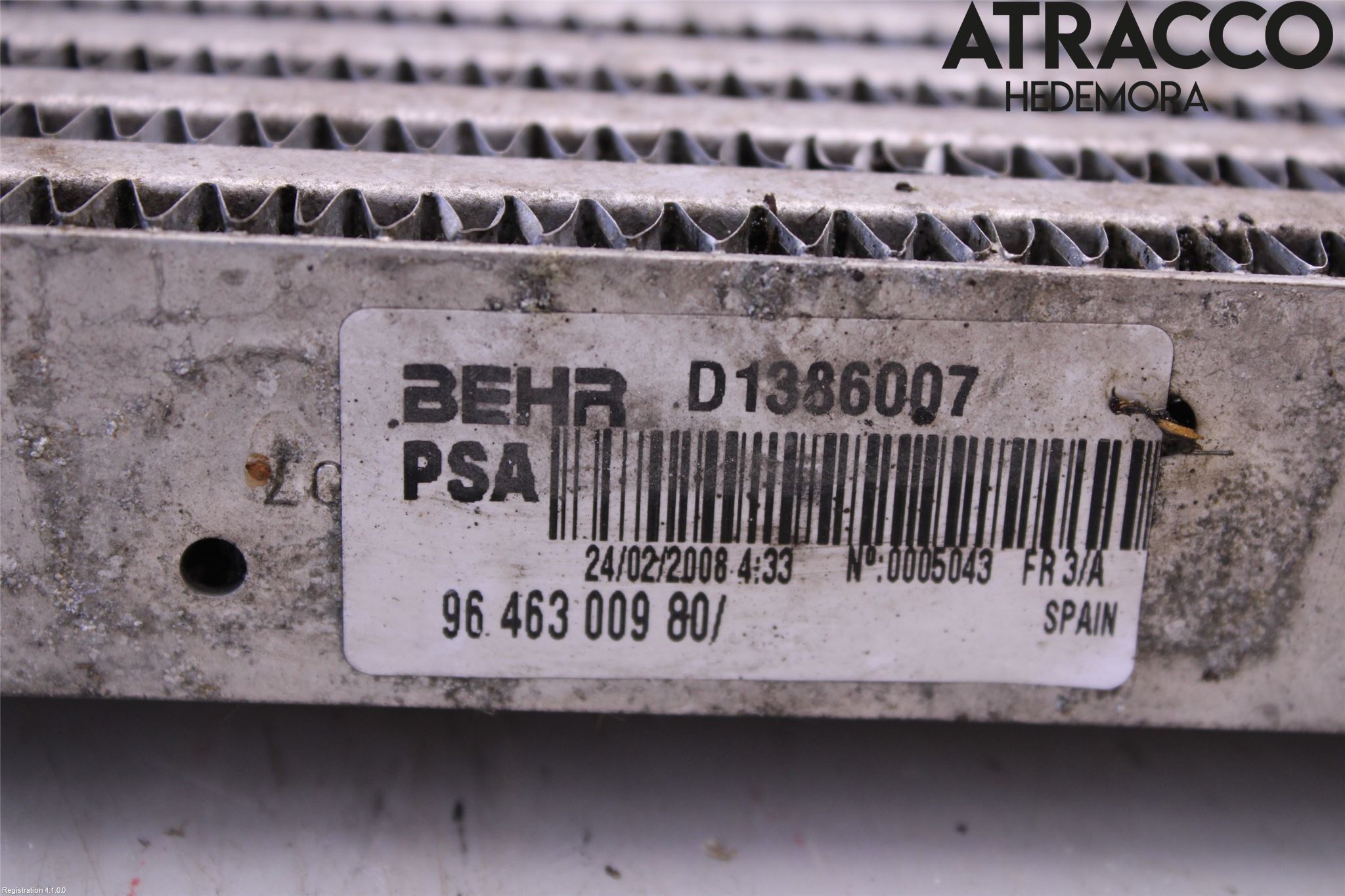 Citroen C5 08-17 Intercooler Radiator