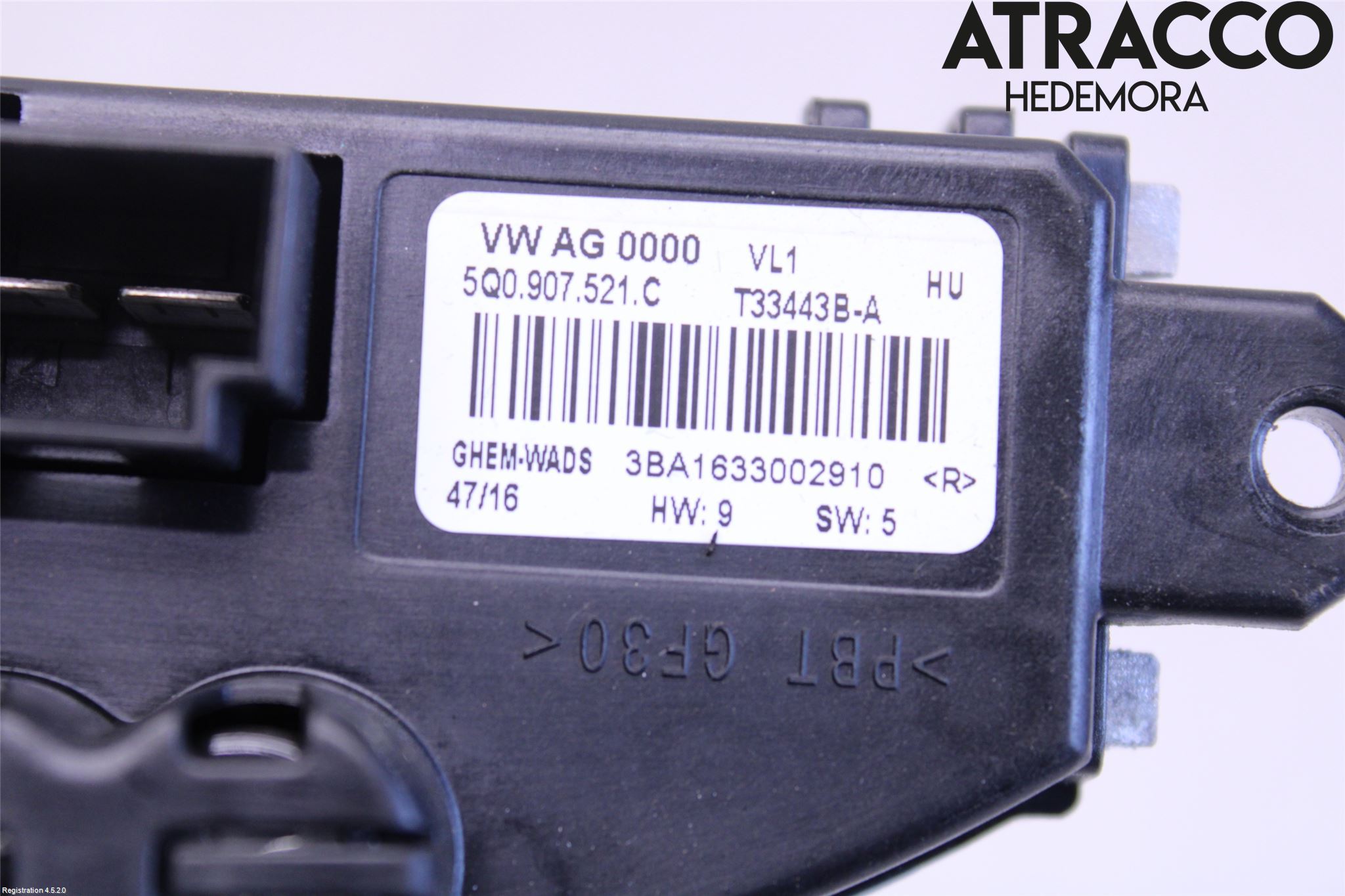 Volkswagen VW GOLF / E-GOLF VII 13-20 Varmeapparat Viftemotstand