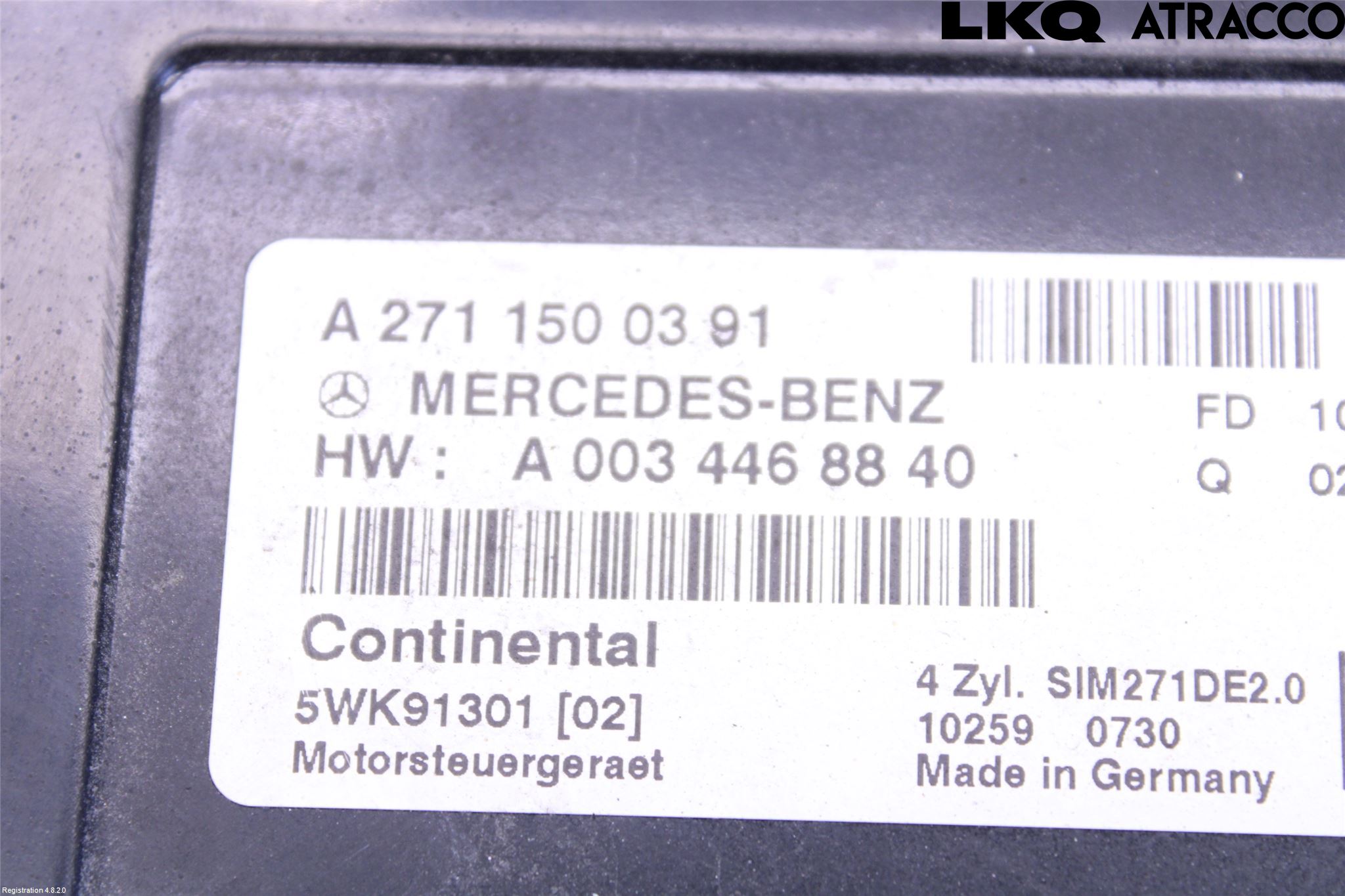Mercedes-Benz MB C-KLASS (W204) 07-15 Styreenhet Innsprøytning
