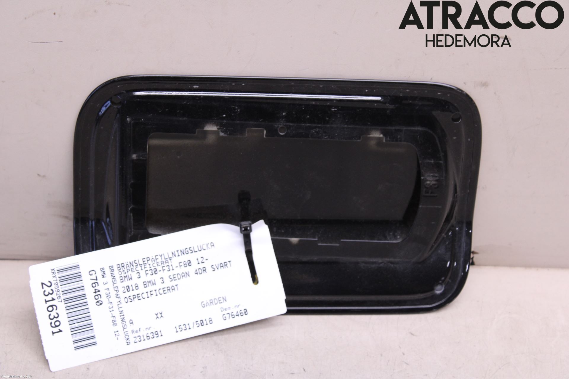 BMW 3 F30/F31/F80 12-19 Drivstoff Tankluke