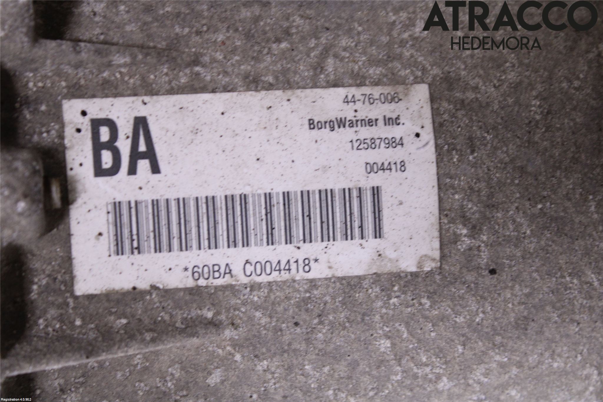 Cadillac SRX Gearkasse Fordelingskasse