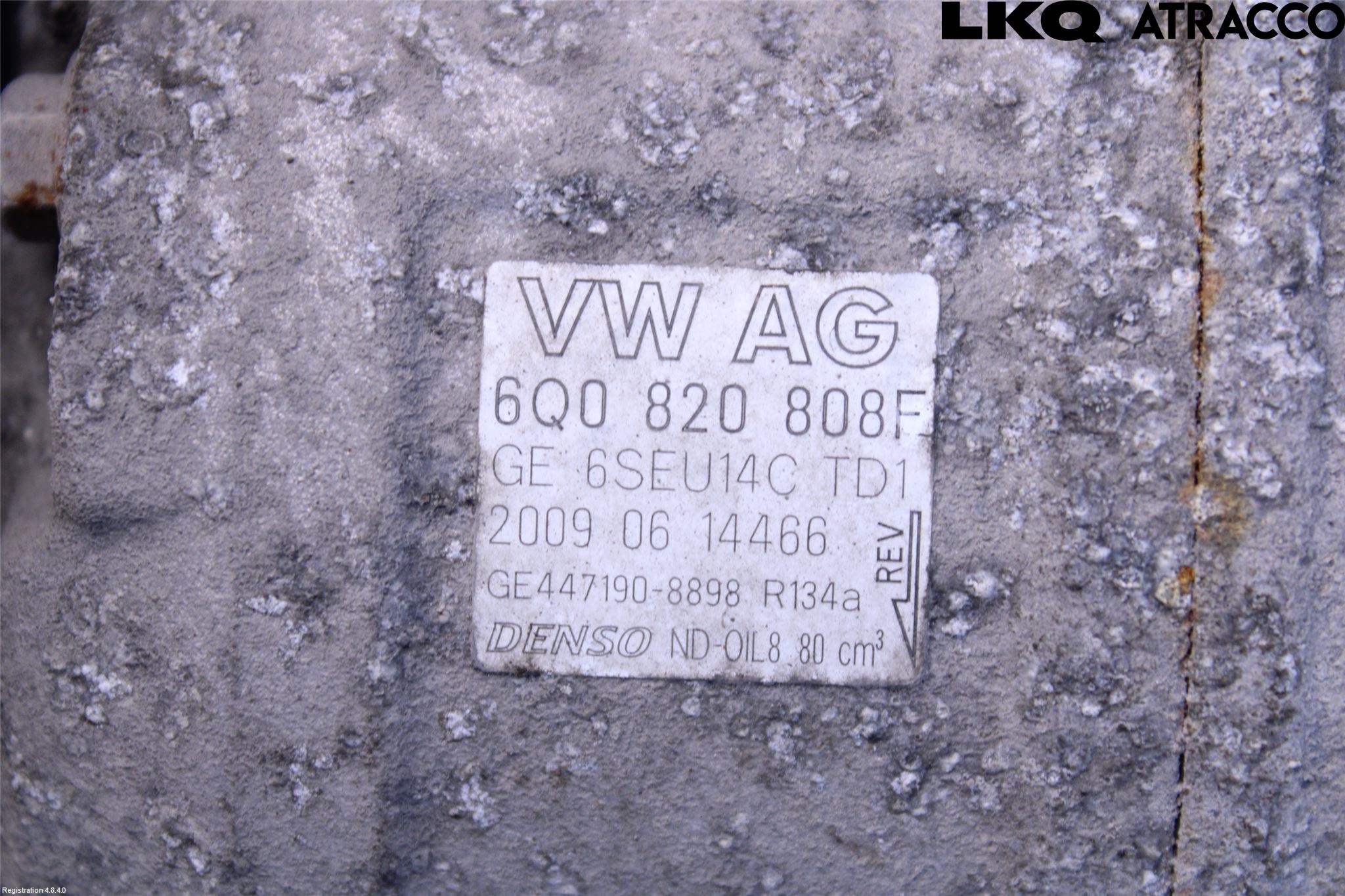 Volkswagen VW POLO 10-17 Varme Ac Kompressor
