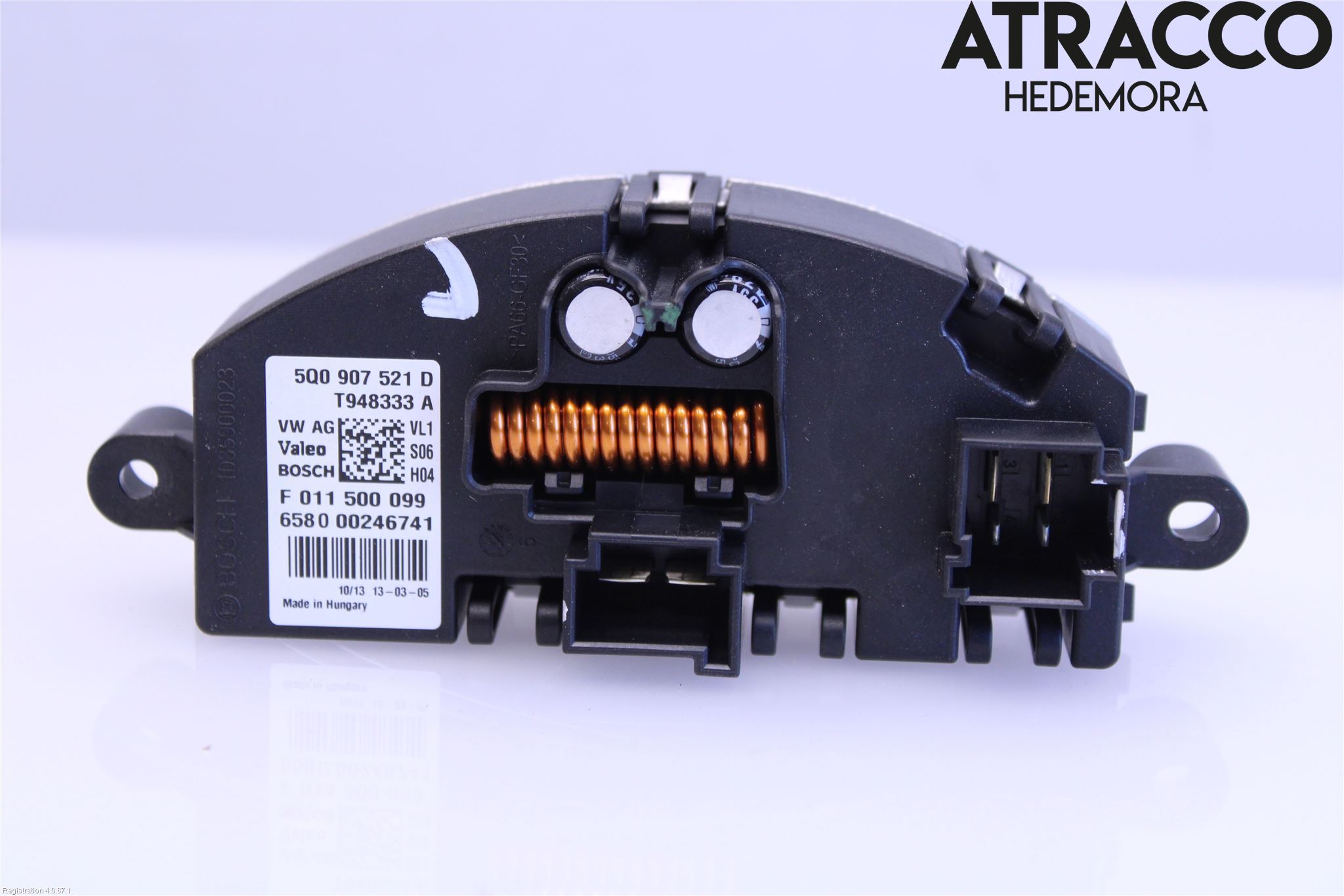 Volkswagen VW GOLF / E-GOLF VII 13-20 Varmeapparat Viftemotstand