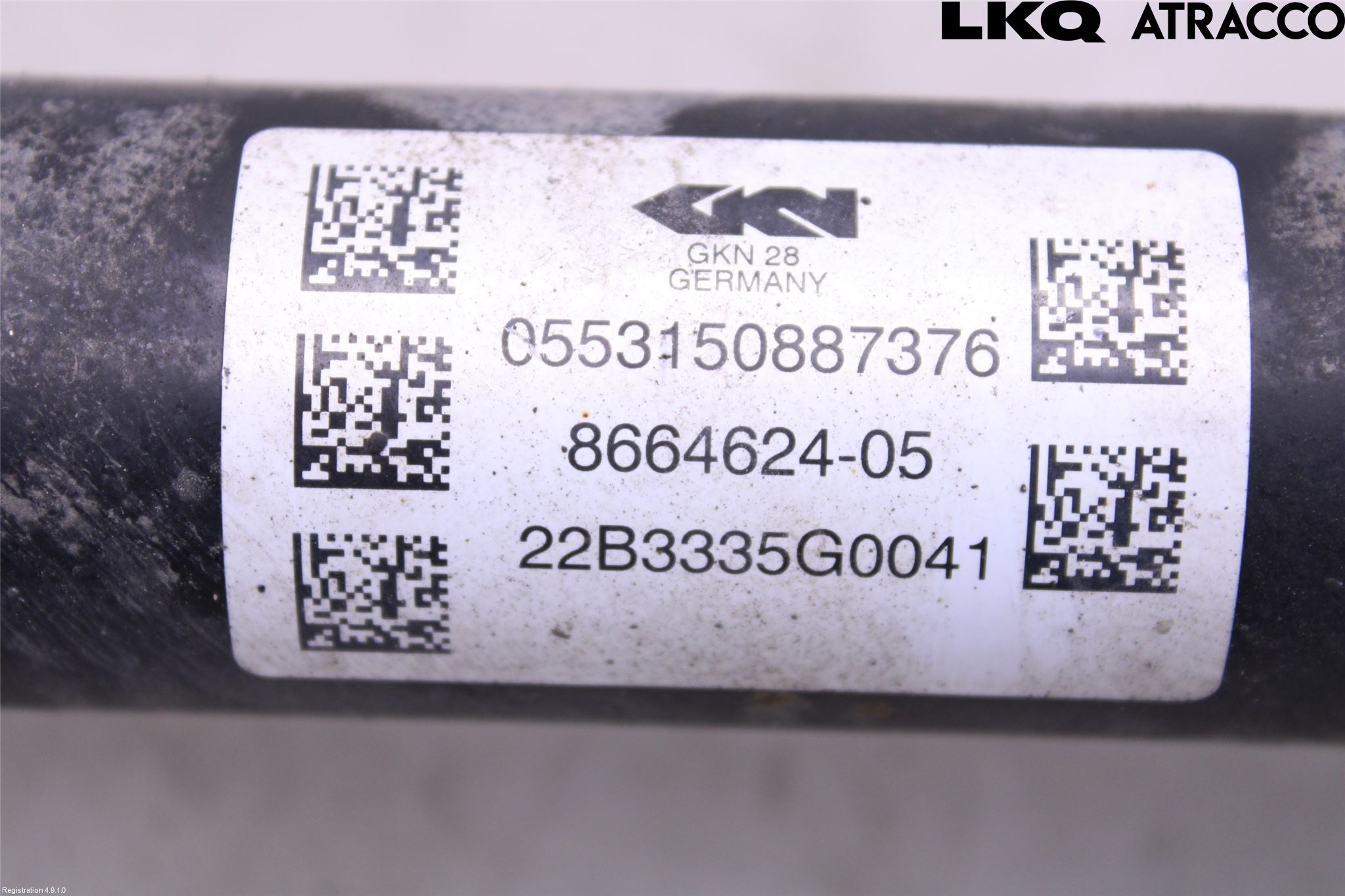 BMW 5 G30/G31/F90 17-23 Drivaksel Bak Kompl Høyre