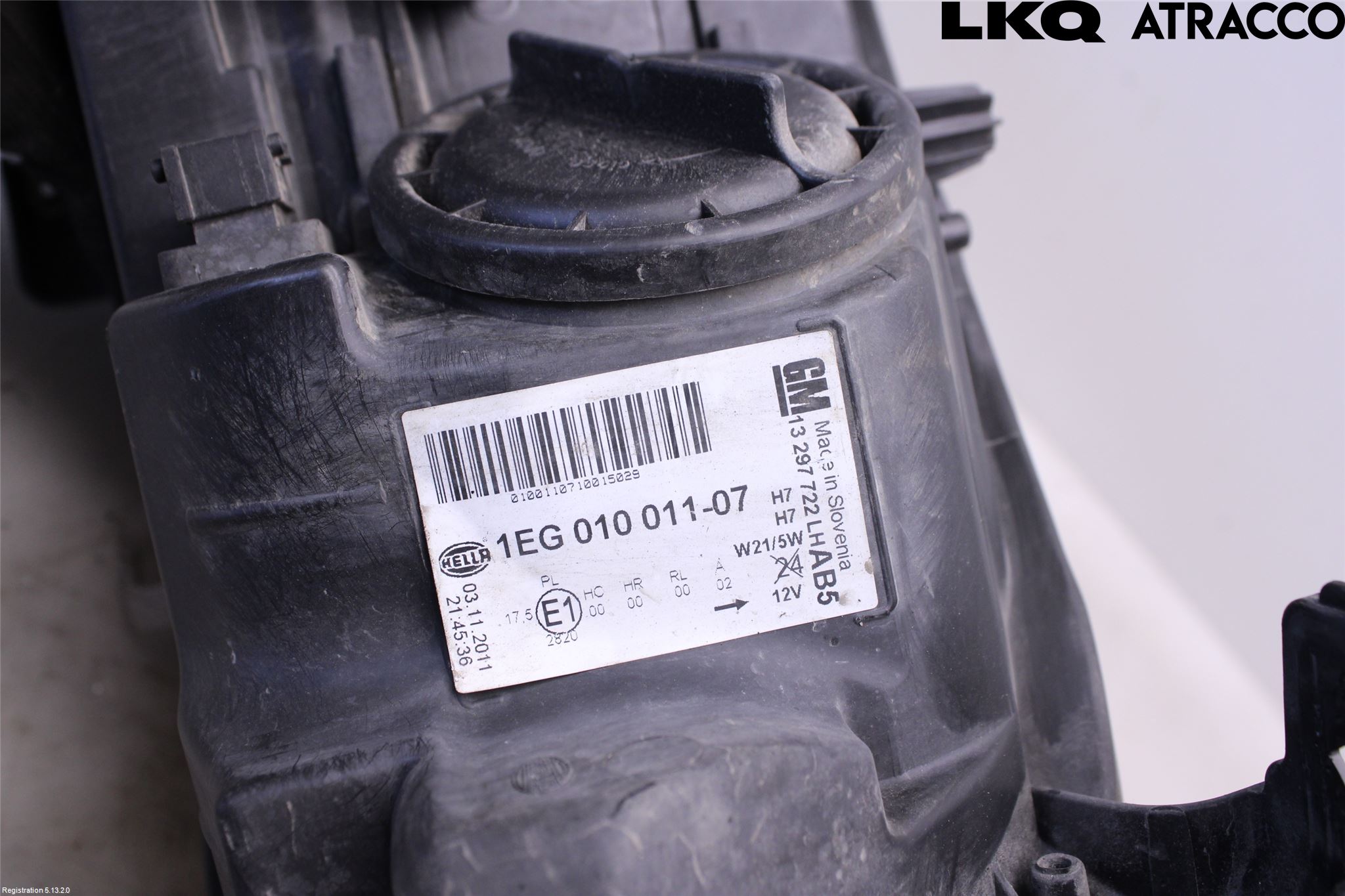 Opel ASTRA J 10-15 Frontlykt Venstre