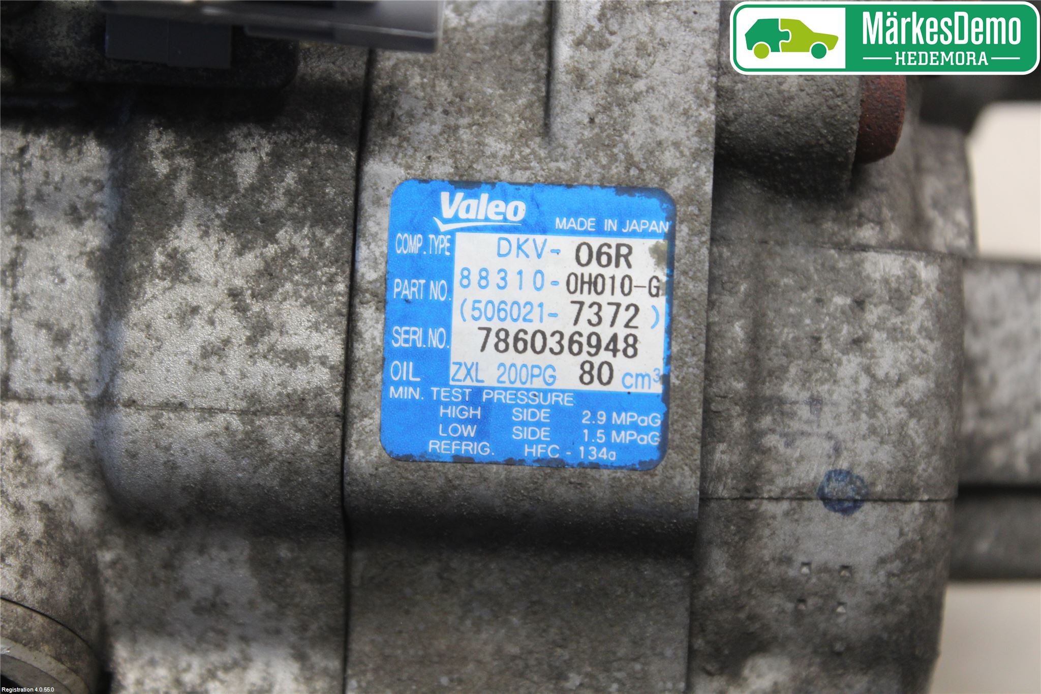 Peugeot 107 Varme Ac Kompressor