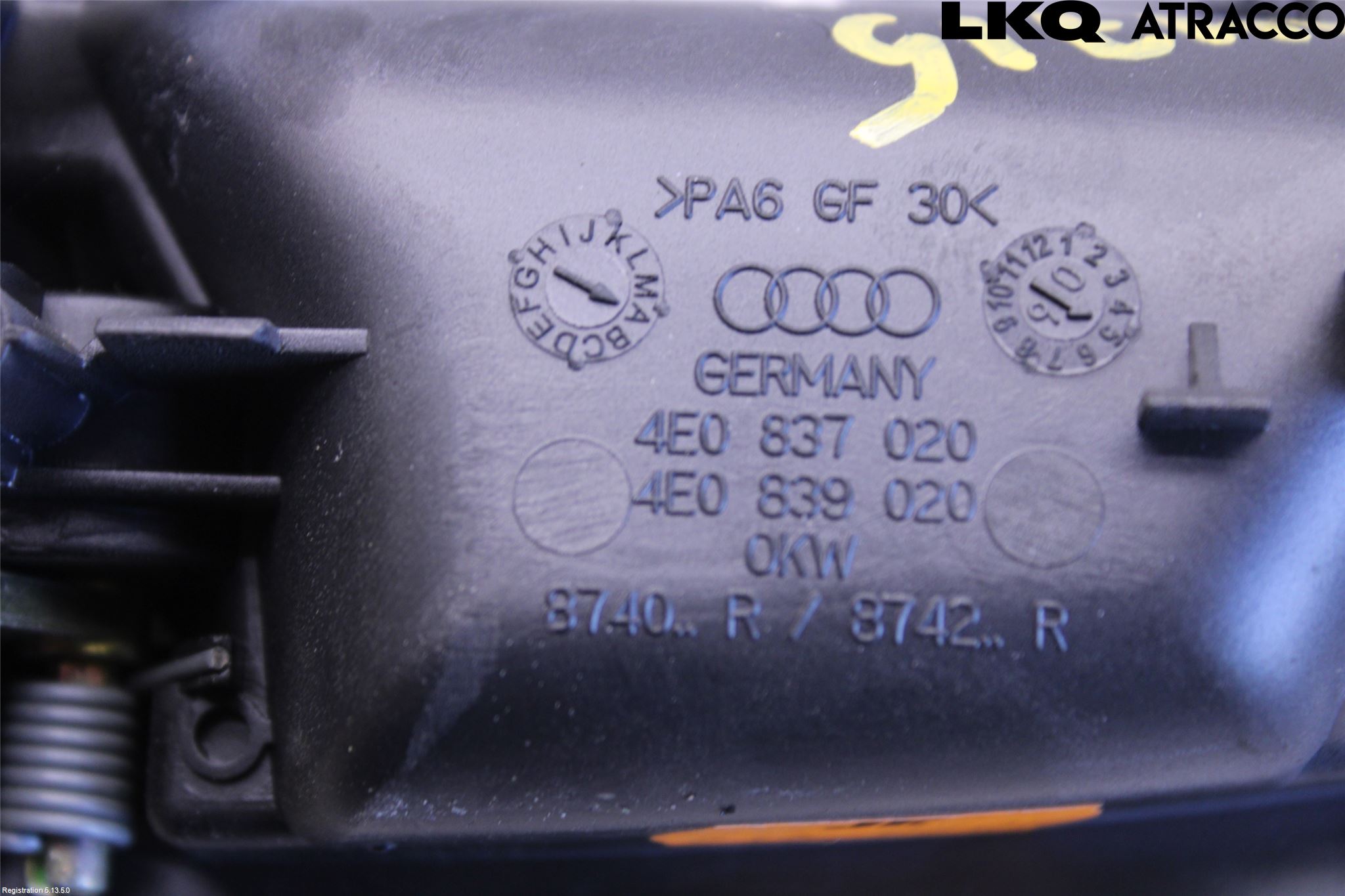 Audi A6/S6     05-11 Innr Dørhandtak H Indre