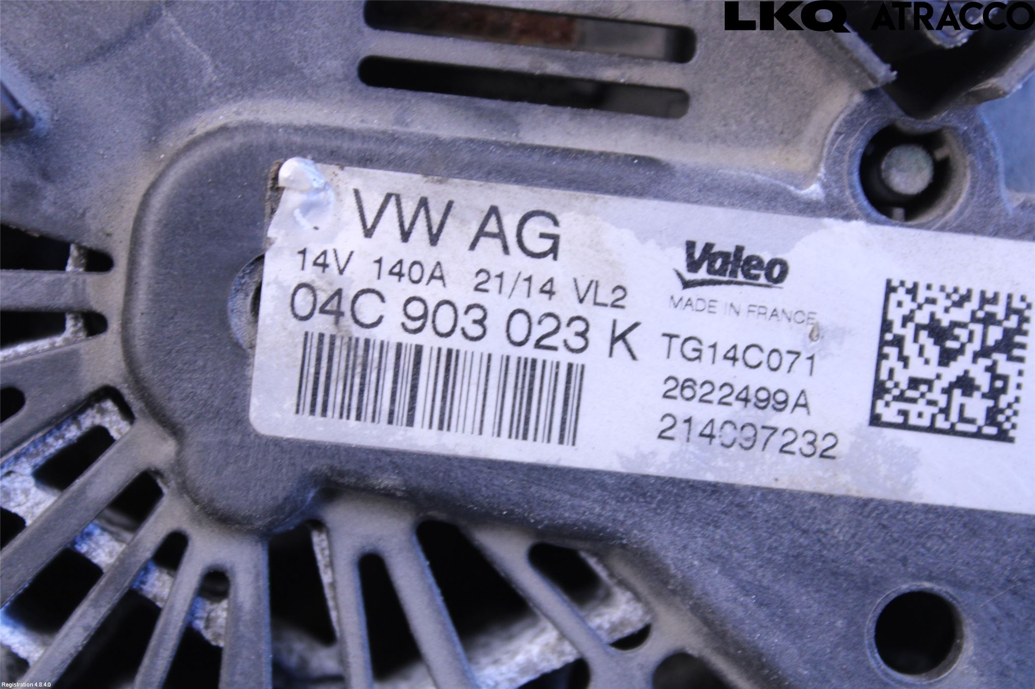 Volkswagen VW GOLF / E-GOLF VII 13-20 Dynamo
