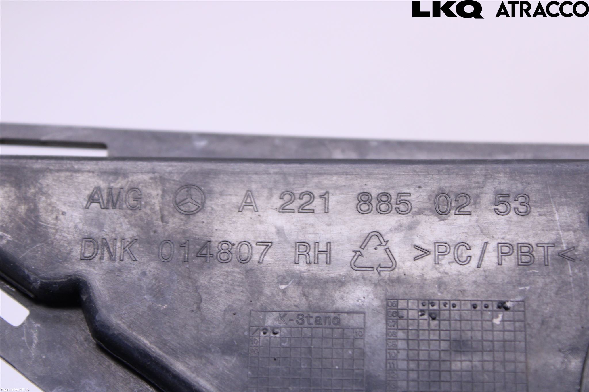 Mercedes-Benz MB S-KLASS (W221) 05-13 Frontlykt Kurve-Tåkelys Ramme