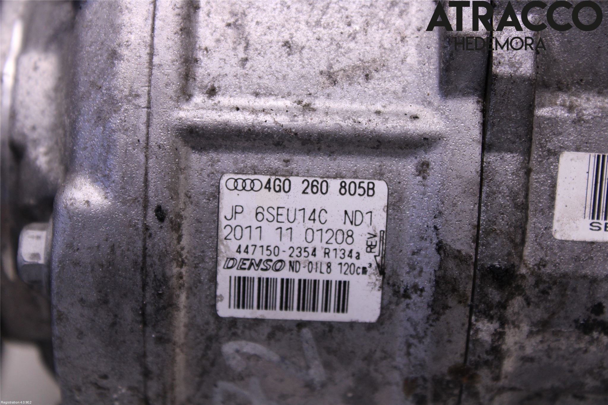 Audi A6/S6 4G 11-18 Varme Ac Kompressor